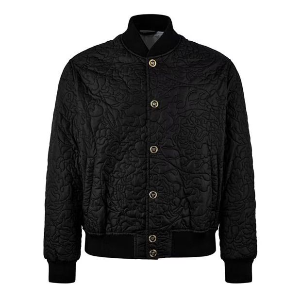 Versace o1g2r1mq0824 Bomber Jackets in Black Size US L / EU 52-54 / 3 - 1 Thumbnail