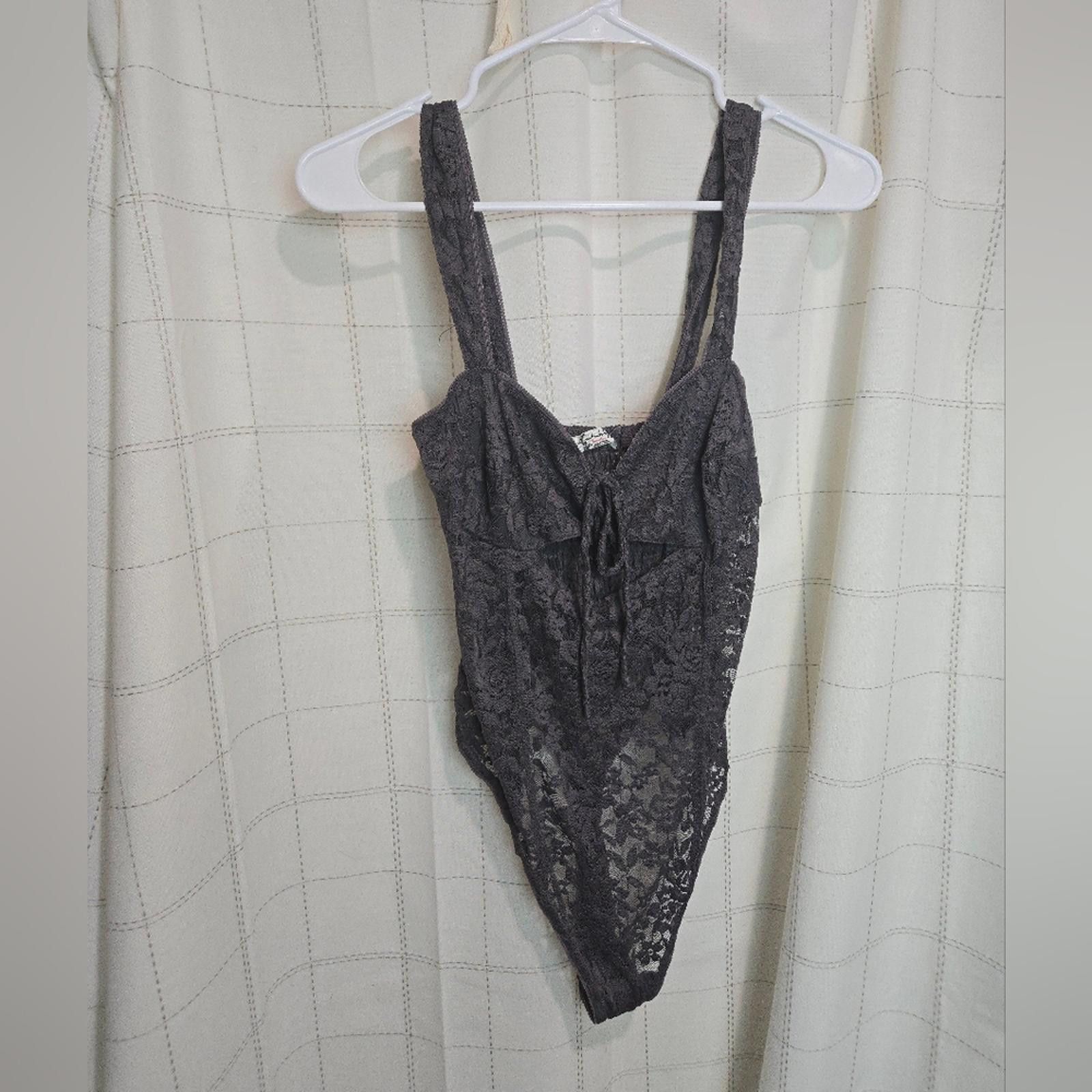Free People FP Strike A Pose Lace Bodysuit Size S / US 4 / IT 40 - 2 Thumbnail