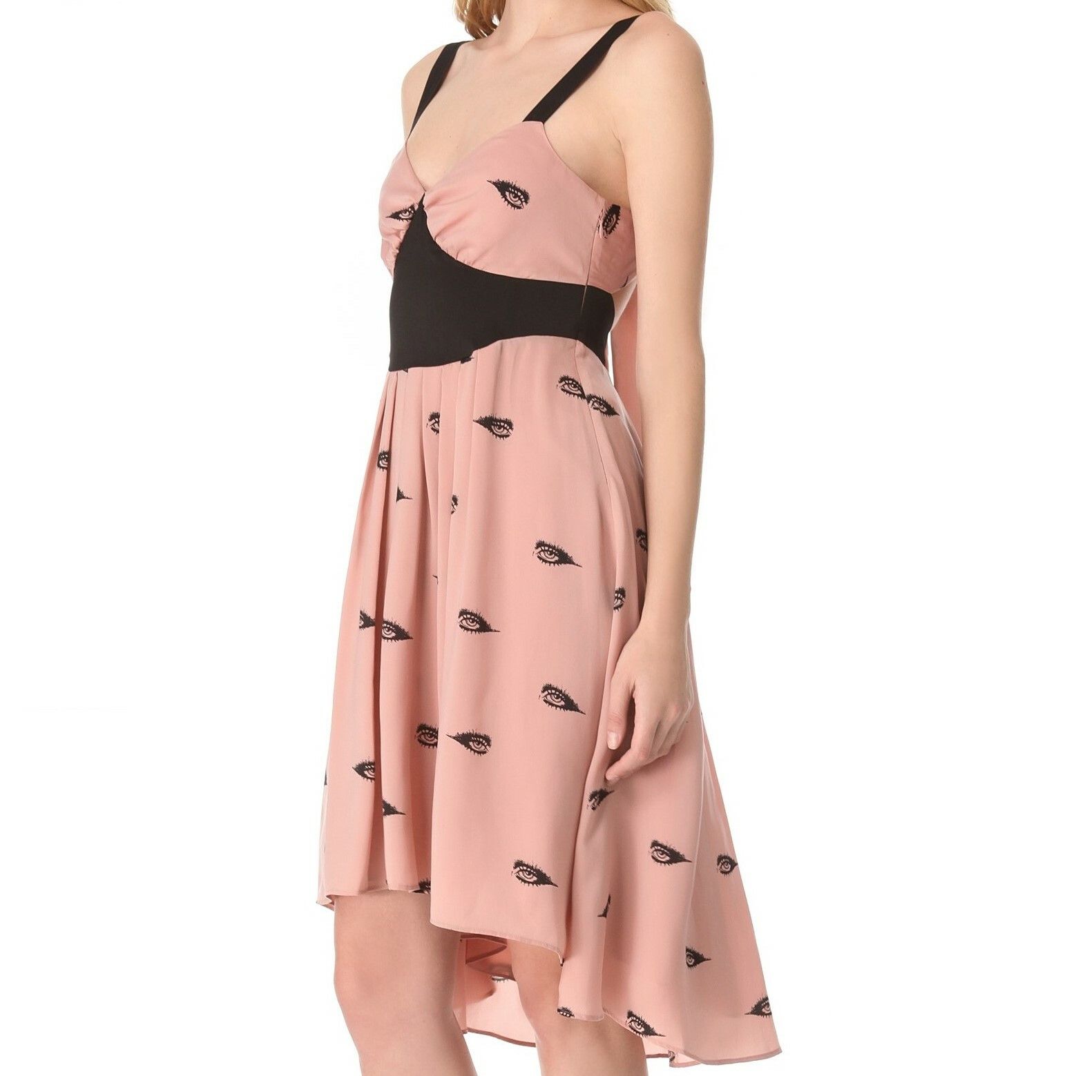 Other Viva Vena! by Vena Cava Pleated Eye Print Dress in size US 6 Size M / US 6-8 / IT 42-44 - 3 Thumbnail