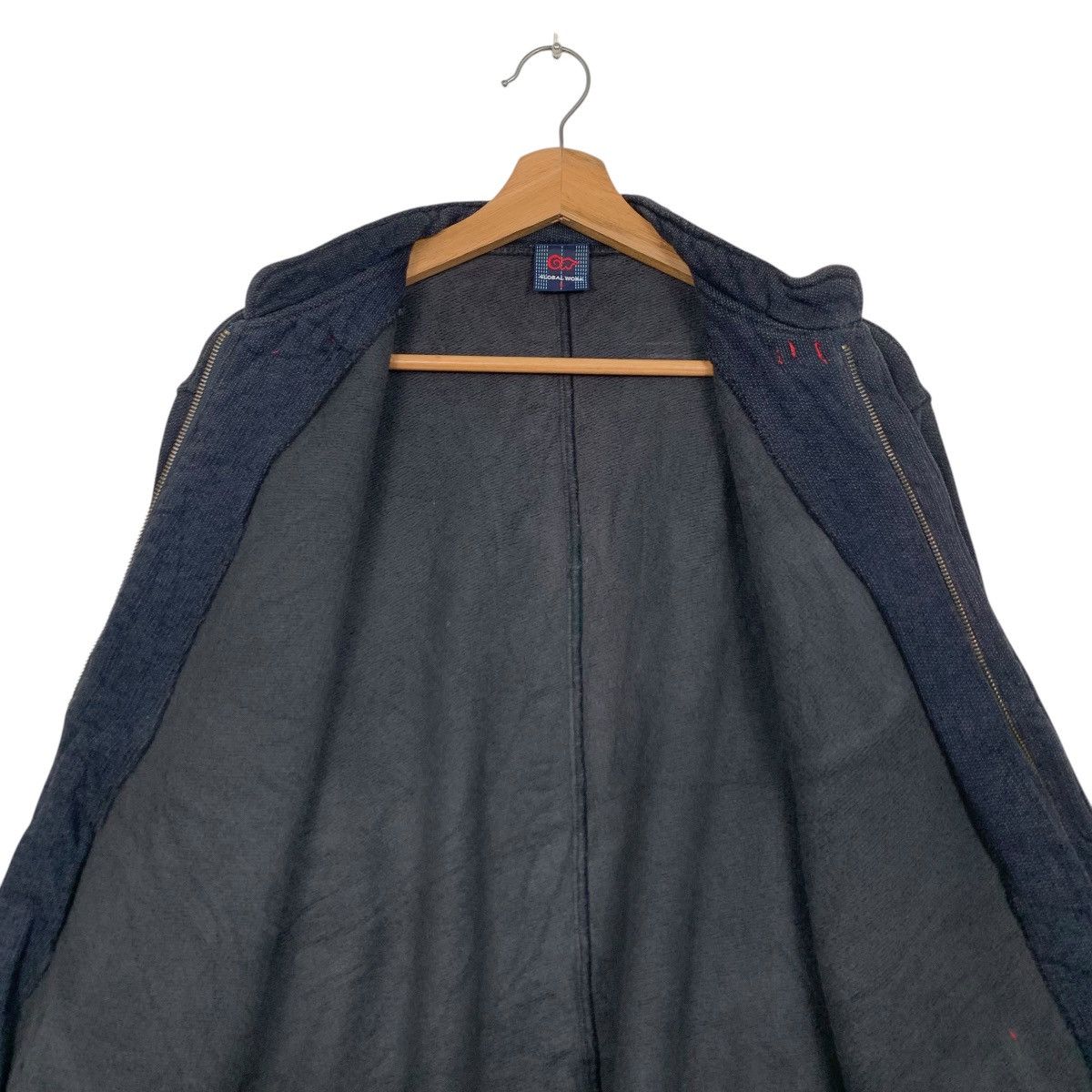 Global Work Vintage 90’s GLOBAL WORK Thick Cotton Work Jacket #2792-C126 Size US S / EU 44-46 / 1 - 11 Thumbnail