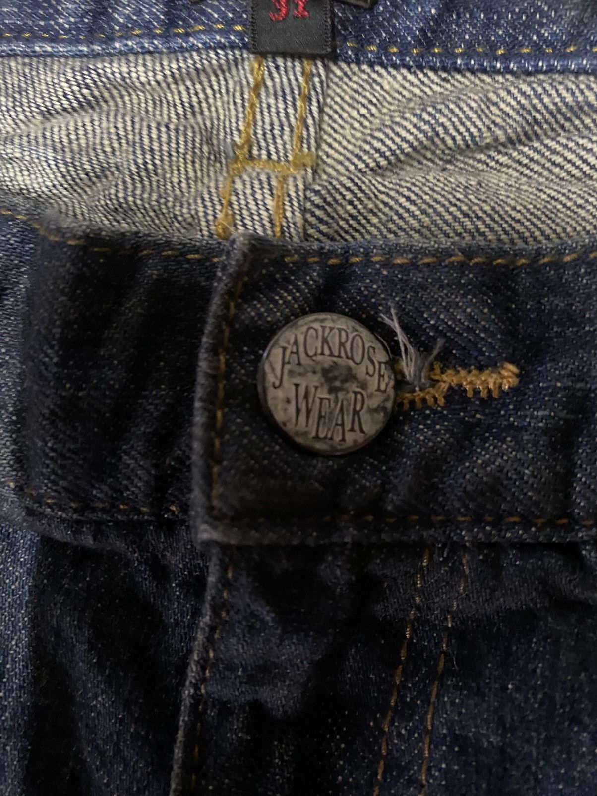 JACKROSE Japanese Brand Jack Rose Distressed Design Style Size US 31 - 15 Thumbnail
