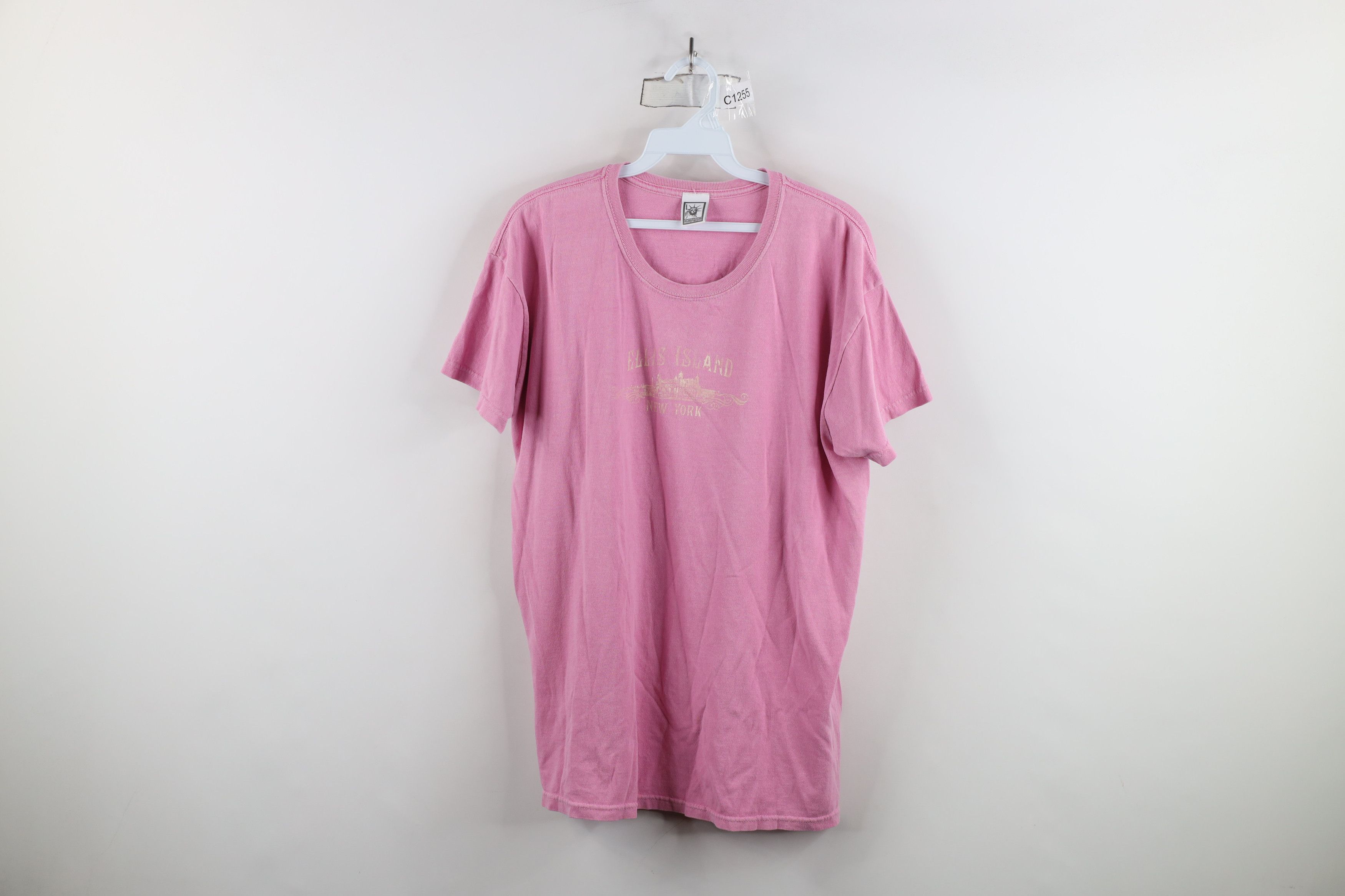 Vintage Vintage Y2K Streetwear Out Ellis Island New York T-Shirt Size XL / US 12-14 / IT 48-50 - 1 Thumbnail