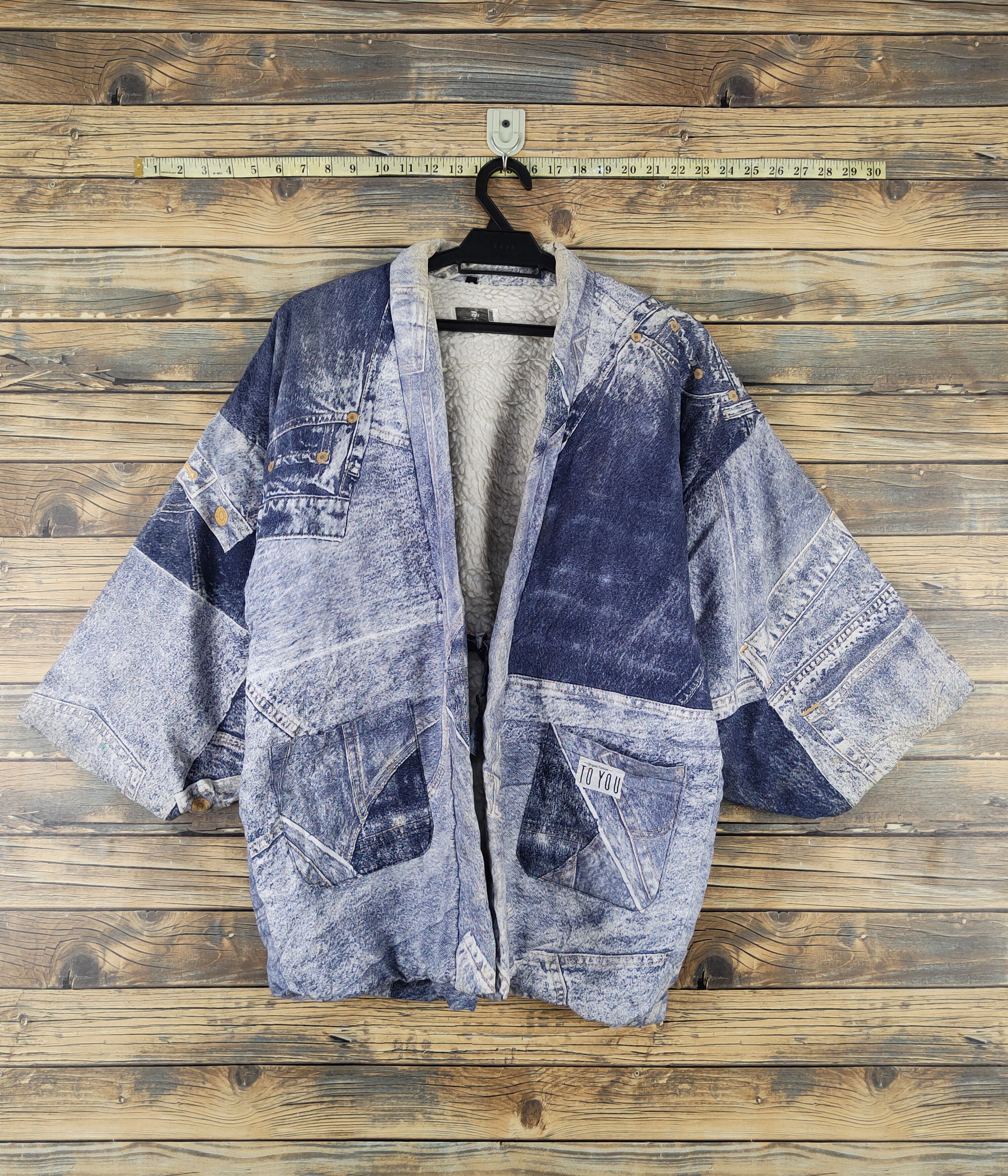 Japanese Brand × Vintage Vintage James Dean ❌ Dear Jimmy Denim Furr Jacket Size US L / EU 52-54 / 3 - 1 Thumbnail