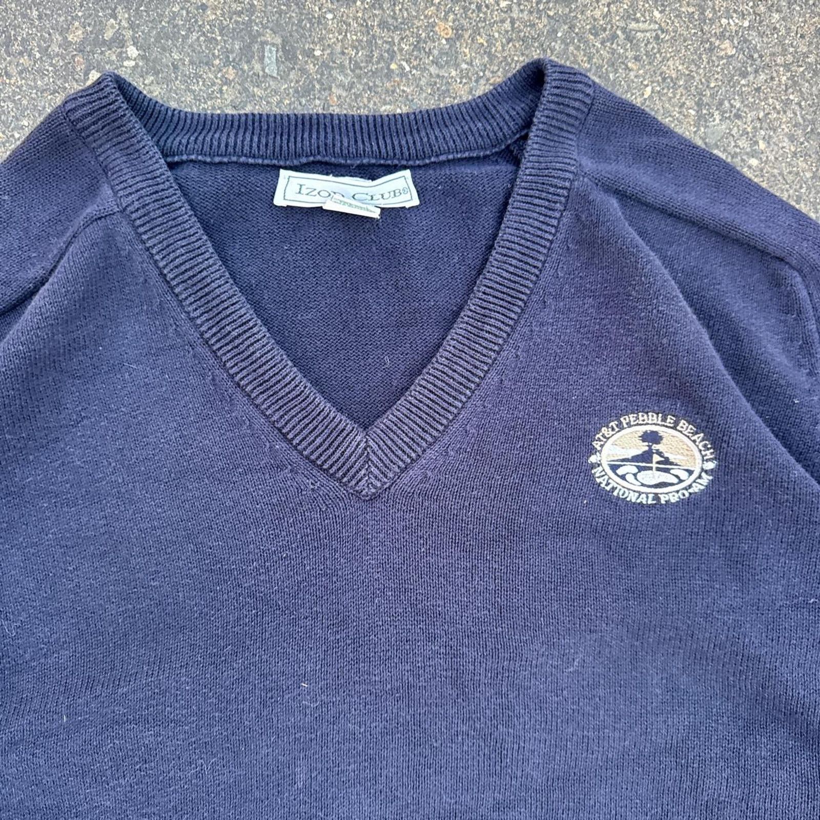 Izod Vintage 90s Izod Golfing V-Neck Knit Sweater – Size XL Size US XL / EU 56 / 4 - 3 Thumbnail