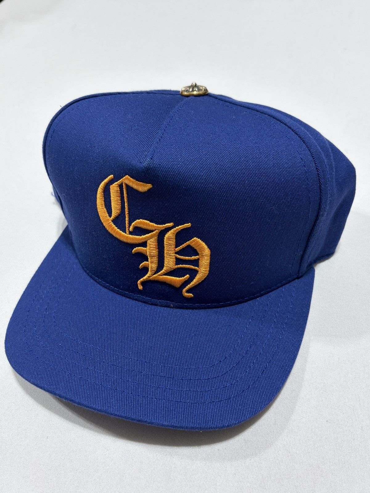 Chrome Hearts Chrome Hearts CH Baseball Cap Blue/Yellow Size ONE SIZE - 3 Thumbnail