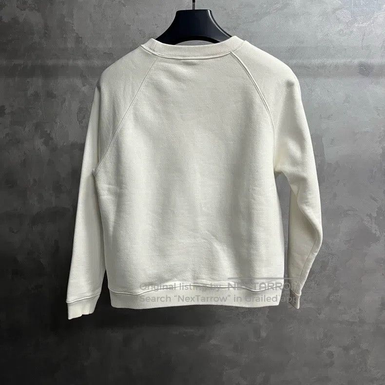 Louis Vuitton Louis Vuitton White Solid Crew Neck Pullover Long Sleeve S Size US S / EU 44-46 / 1 - 5 Thumbnail
