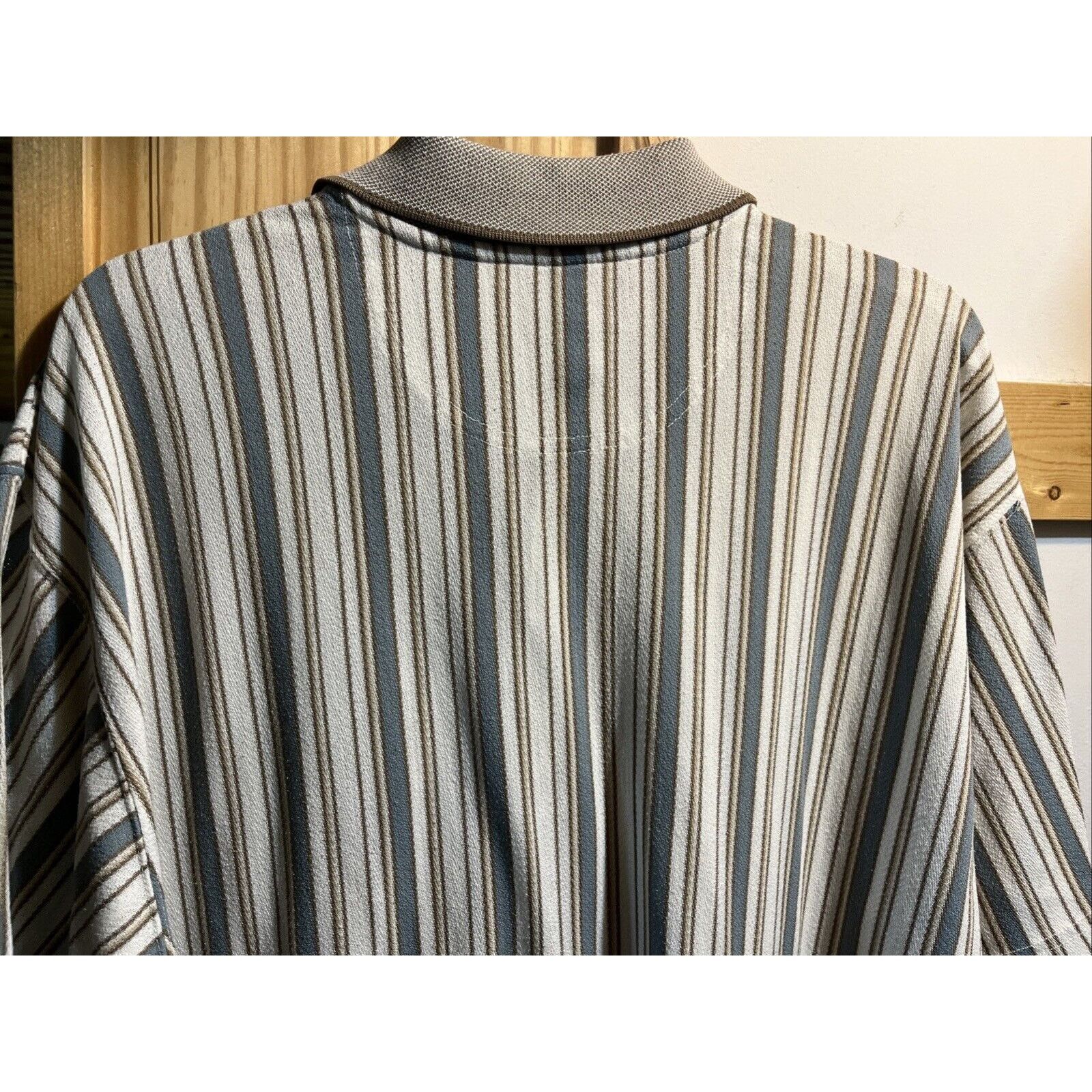 Van Heusen VTG Van Heusen Striped Polo Shirt Men’s Sz XL SS Blue White Size US XL / EU 56 / 4 - 9 Thumbnail