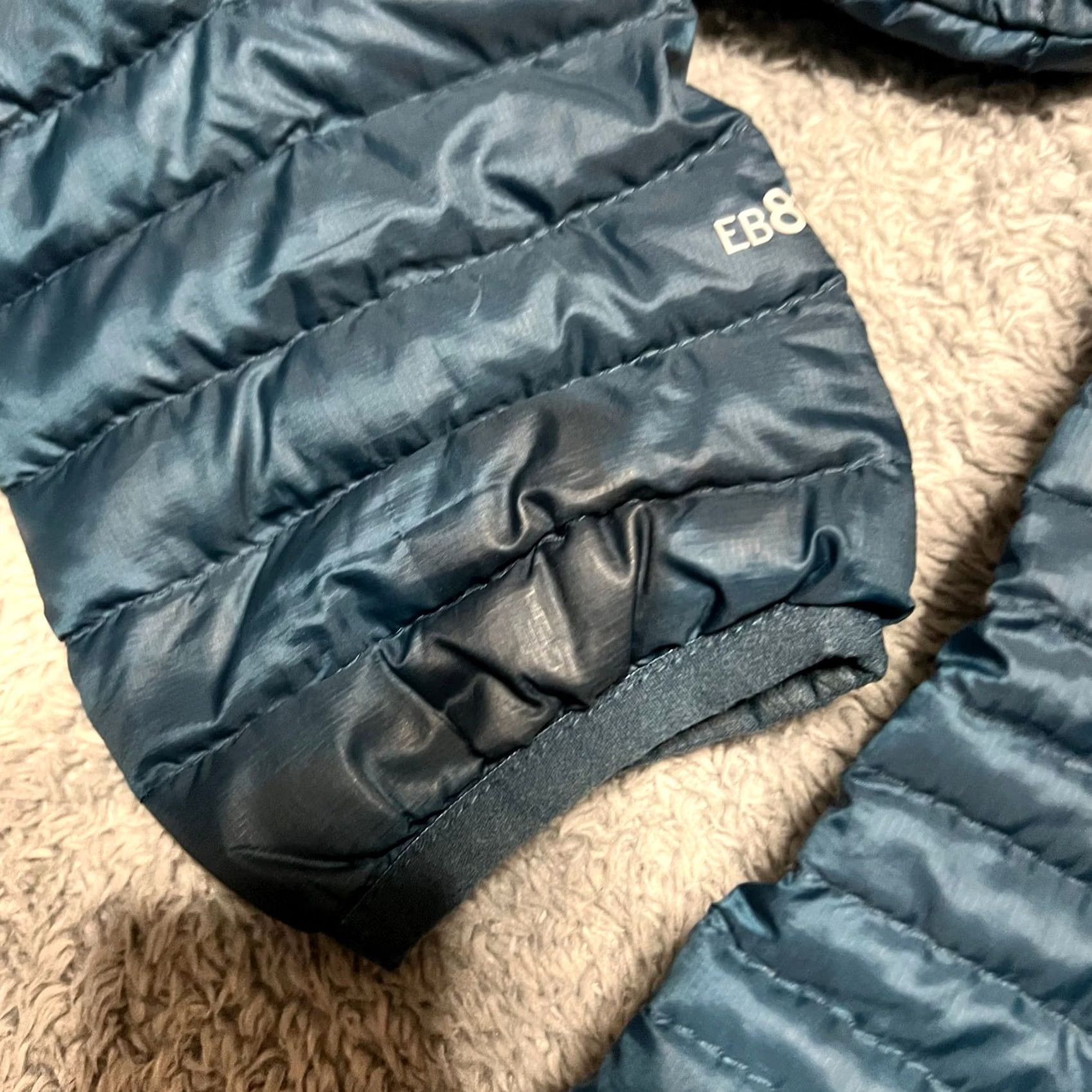 Eddie Bauer VINTAGE Eddie Bauer Puffer Jacket Womens Medium Blue Green Pertex EB800 Down Coat flaw Size M / US 6-8 / IT 42-44 - 5 Thumbnail