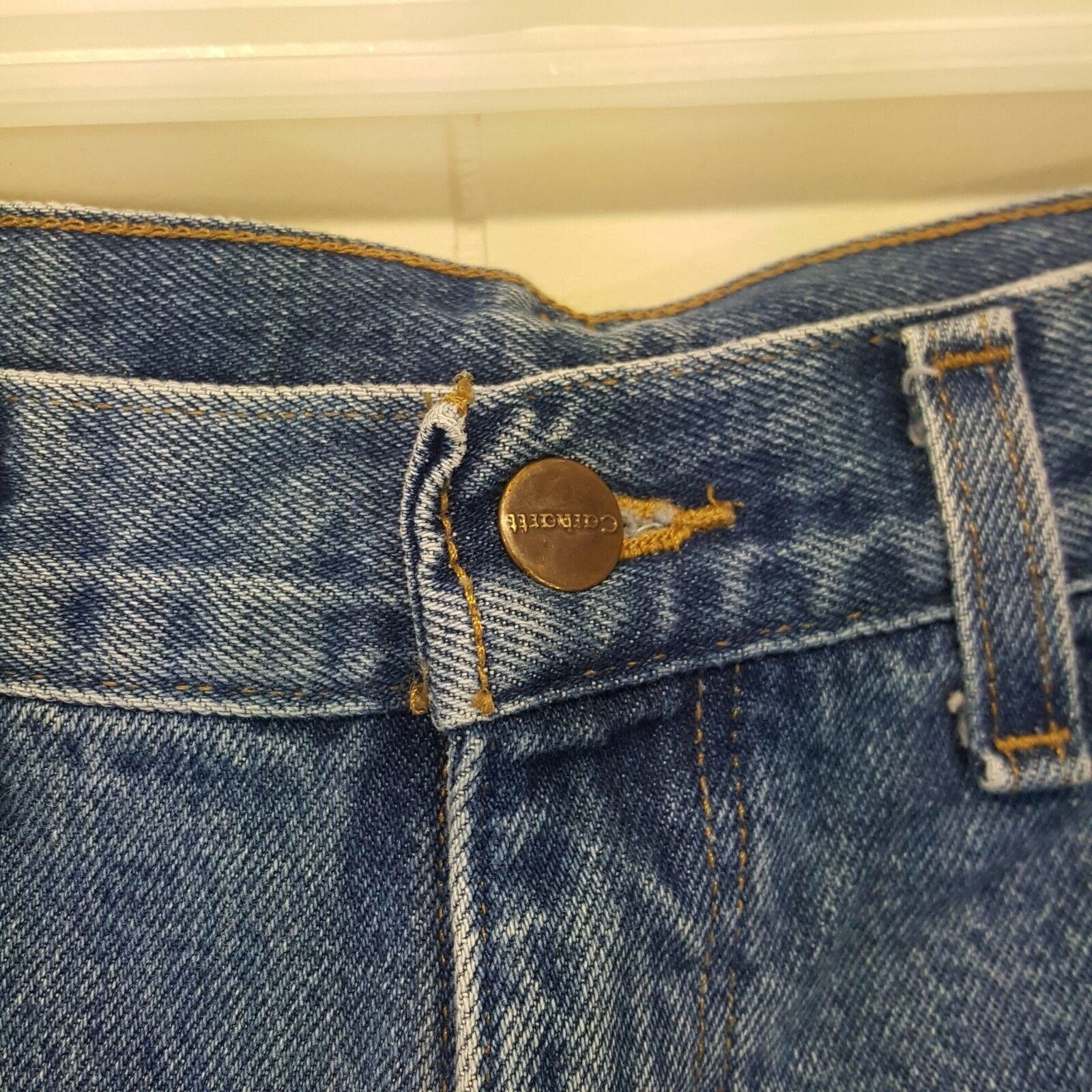 Carhartt Carhartt 44x30 Mens Flannel Lined Jeans Relaxed Fit Pants B1 Size US 44 / EU 60 - 6 Thumbnail