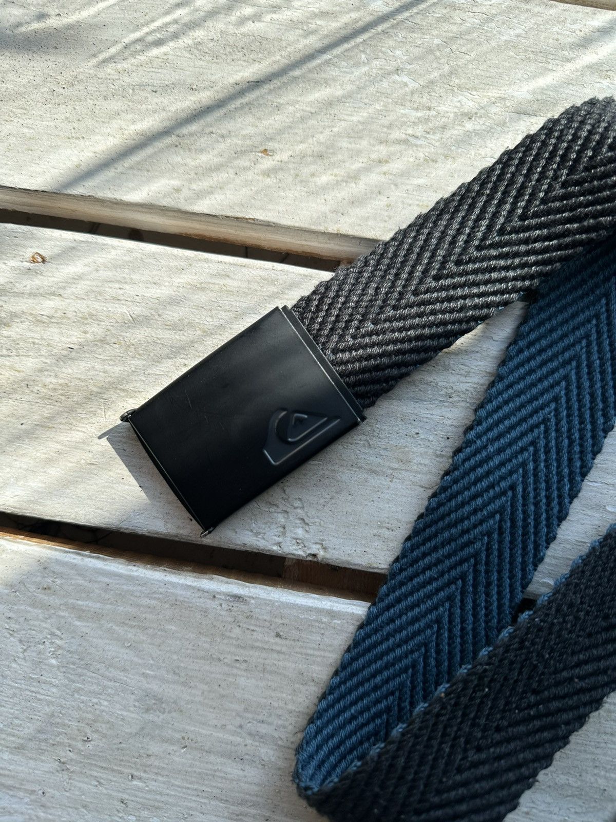 Quiksilver 🚨90s Quicksilver two sides Blue Monogram Y2k Belt Adult Rare Size ONE SIZE - 2 Thumbnail