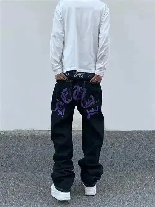 Japanese Brand y2k skate hiphop pattern jeans Size US 32 / EU 48 - 5 Thumbnail