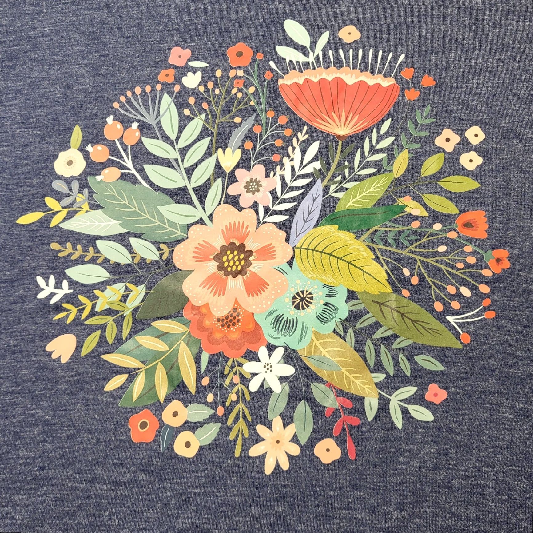Vintage VINTAGE Unbranded T-Shirt Women's 2XL Floral Boho Wildflower Plant Lover Unisex Short Sleeve Round Neck Mens Womens Size XXL / US 16-18 / IT 52-54 - 6 Thumbnail