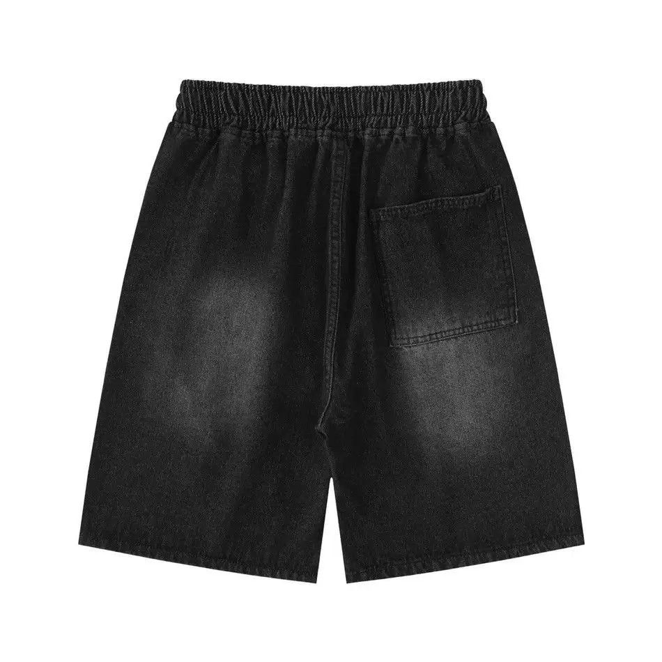 Japanese Brand Washed Distressed Hole Shorts y2k Size US 34 / EU 50 - 2 Thumbnail