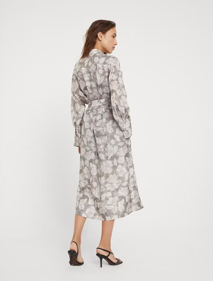 Brunello Cucinelli o1la1rc1a0325 Dress in Grey Size L / US 10 / IT 46 - 5 Thumbnail