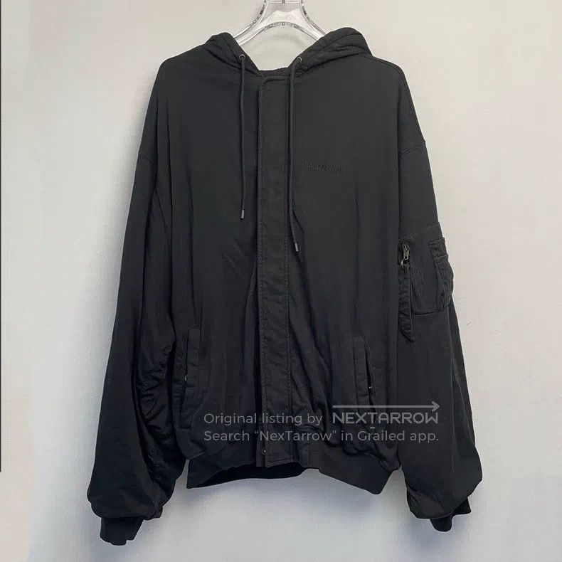 Balenciaga Balenciaga Pattern print loose hooded sweatshirt jacket Size US M / EU 48-50 / 2 - 1 Thumbnail
