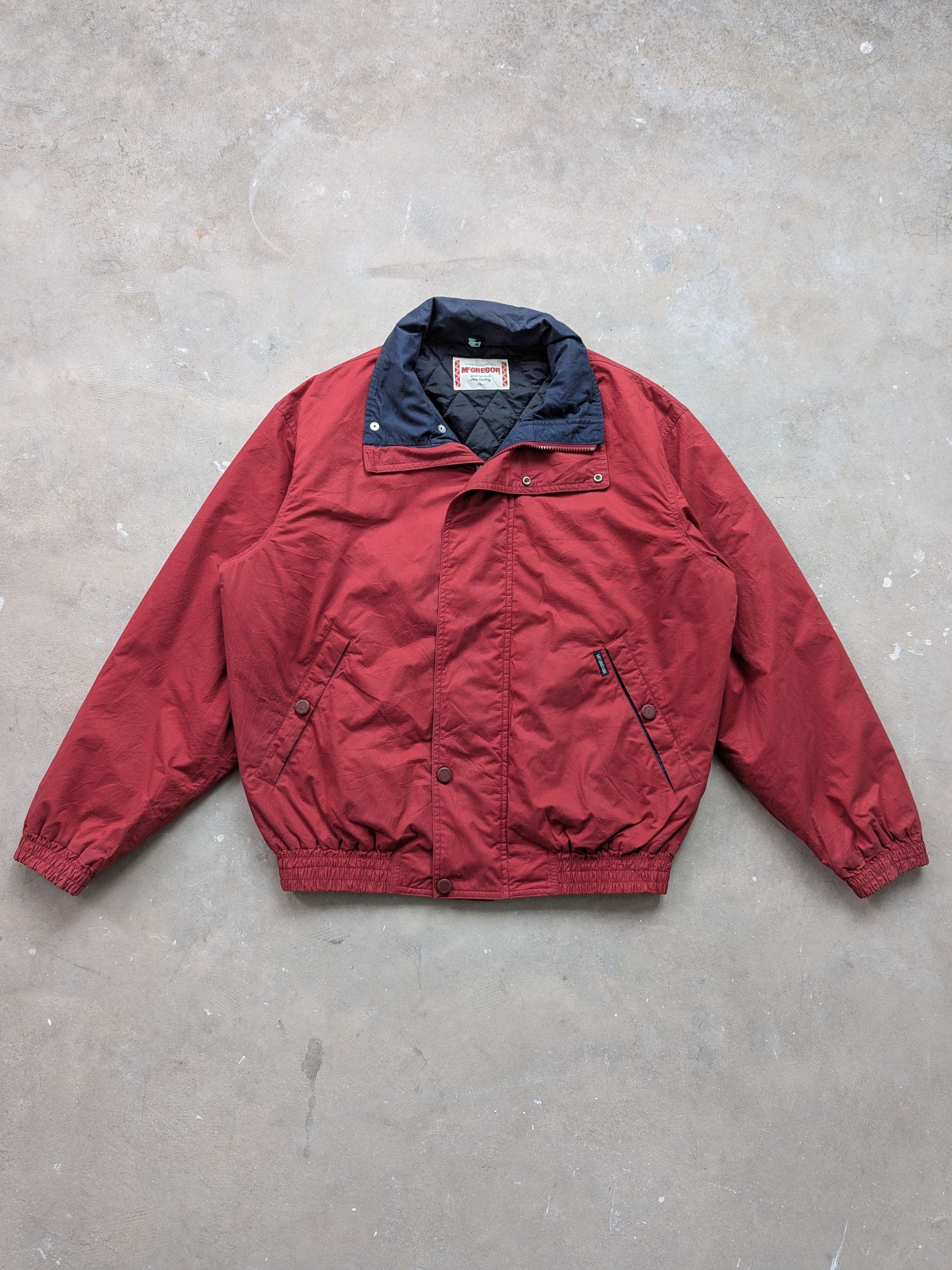 Japanese Brand × McGregor × Vintage Vintage 1990s McGregor Bomber Jacket Hooded Size US L / EU 52-54 / 3 - 1 Thumbnail