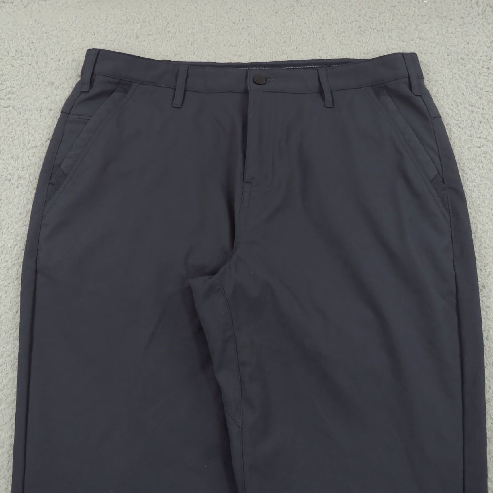 Vintage Jack Archer Pants Men 33x34 Jetsetter Deep Blue Navy Travel Slim Fit Chinos Flex Size US 33 - 2 Thumbnail