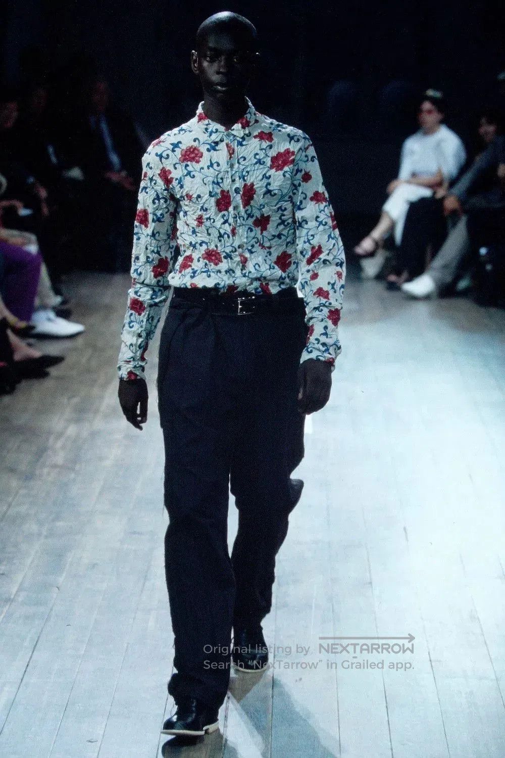 Floral Print Shirt by Yohji Yamamoto.