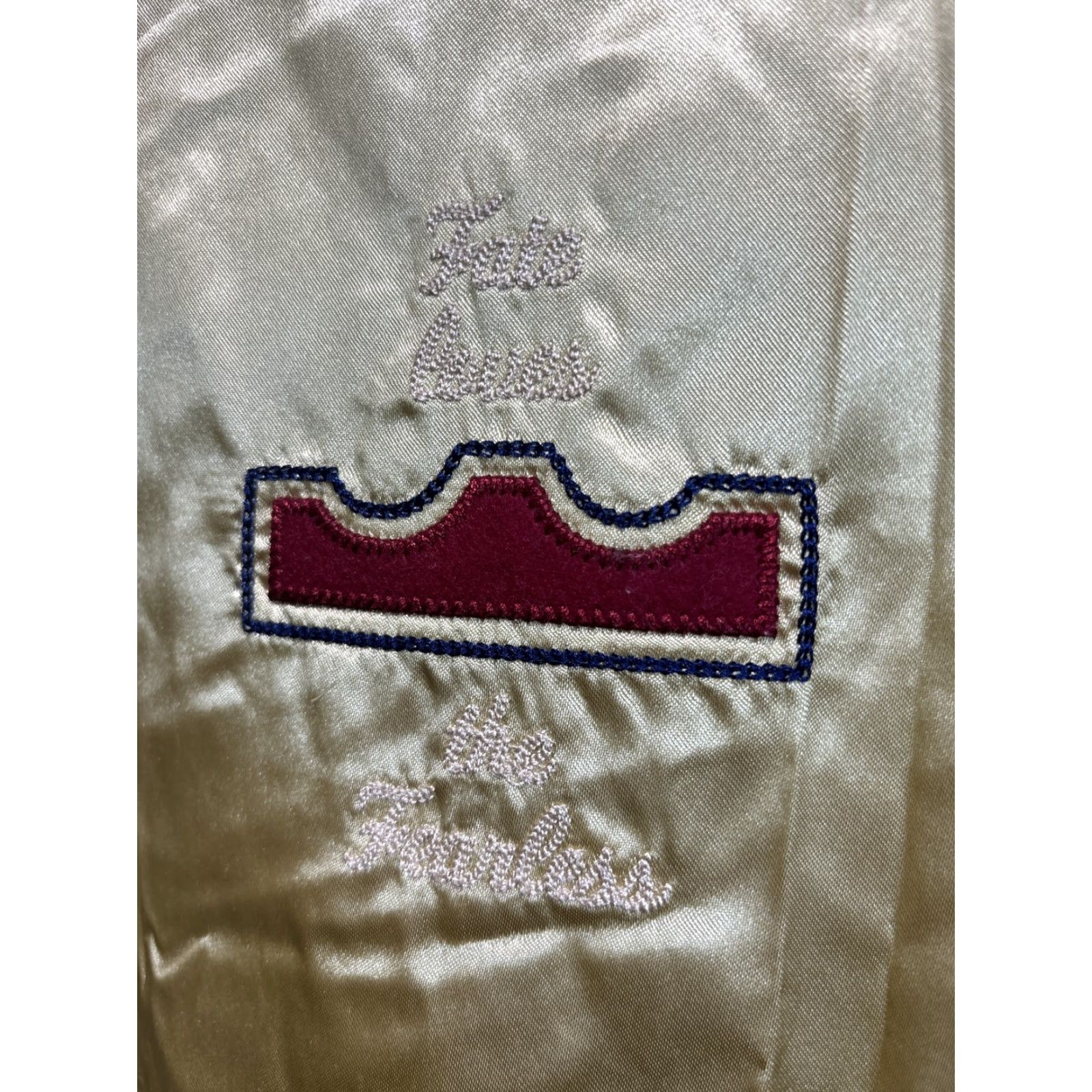 Nike Nike Witness X Lebron James LBJ 23 Fate Loves The Fearless Satin Jacket Bomber Jacket Men L Gold Size US L / EU 52-54 / 3 - 3 Thumbnail