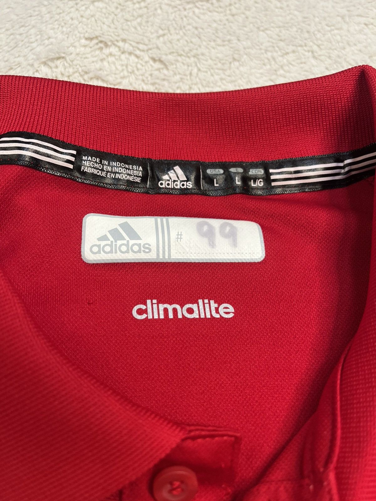 Adidas Adidas NCAA Rutgers Knights Soccer Team Issue Polo T Shirt Size US L / EU 52-54 / 3 - 4 Thumbnail