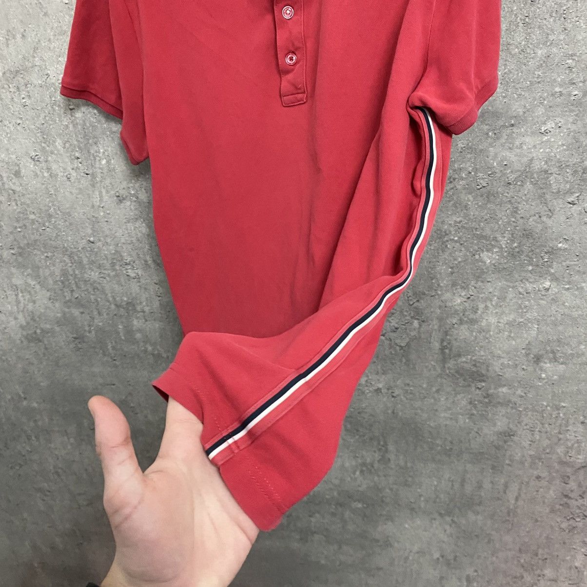 Moncler Moncler Polo T-shirt Size US L / EU 52-54 / 3 - 8 Thumbnail