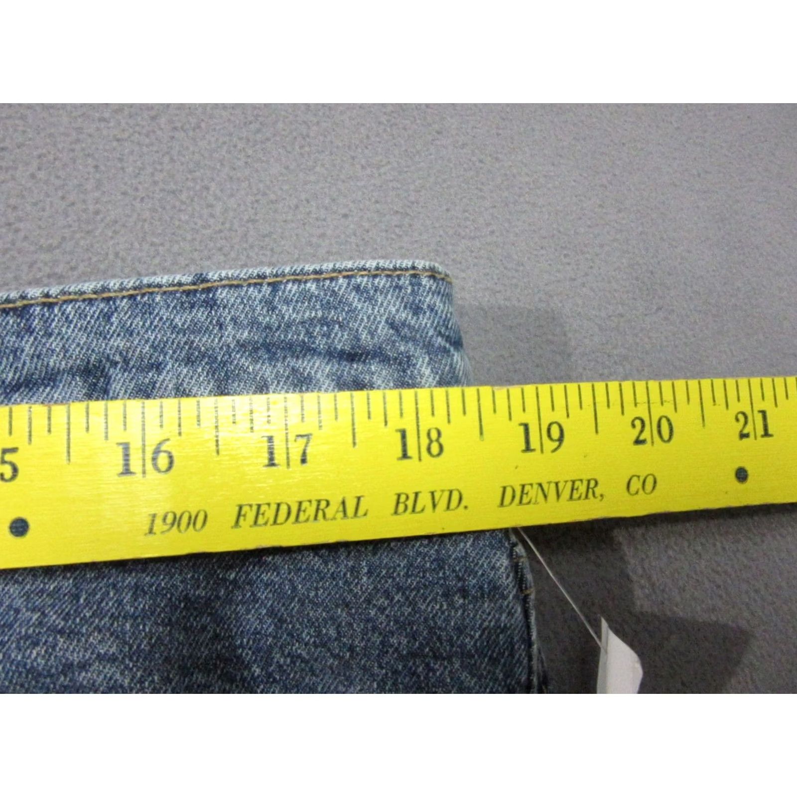 Gap Gap Jeans Womens 16/33 L Blue Denim Cotton Barrel Relaxed High Rise Tapered Leg Size 38" / US 16 / IT 52 - 7 Thumbnail