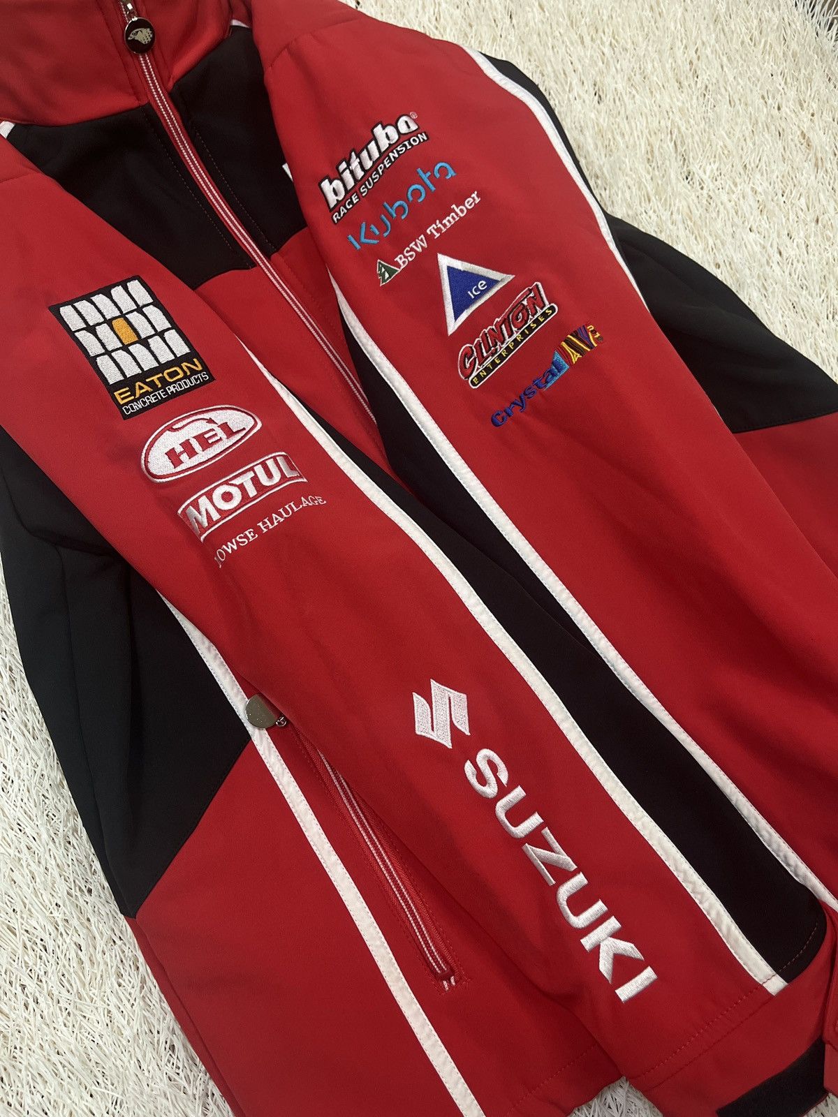 Vintage VTG Suzuki Build Base Racing Jacket HAWK Size US M / EU 48-50 / 2 - 4 Thumbnail