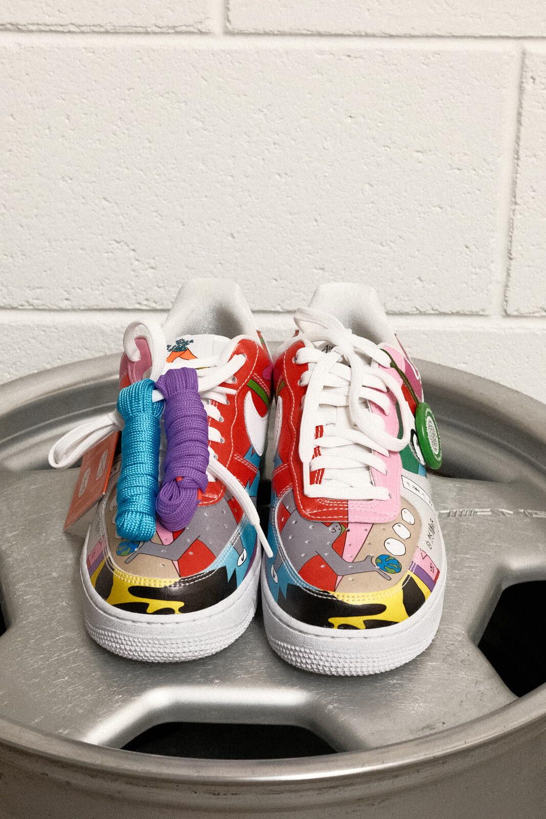 Nike Nike Flyleather AF1 QS Multi-Color Sneakers Size 6.5 Women Size ONE SIZE - 1 Thumbnail