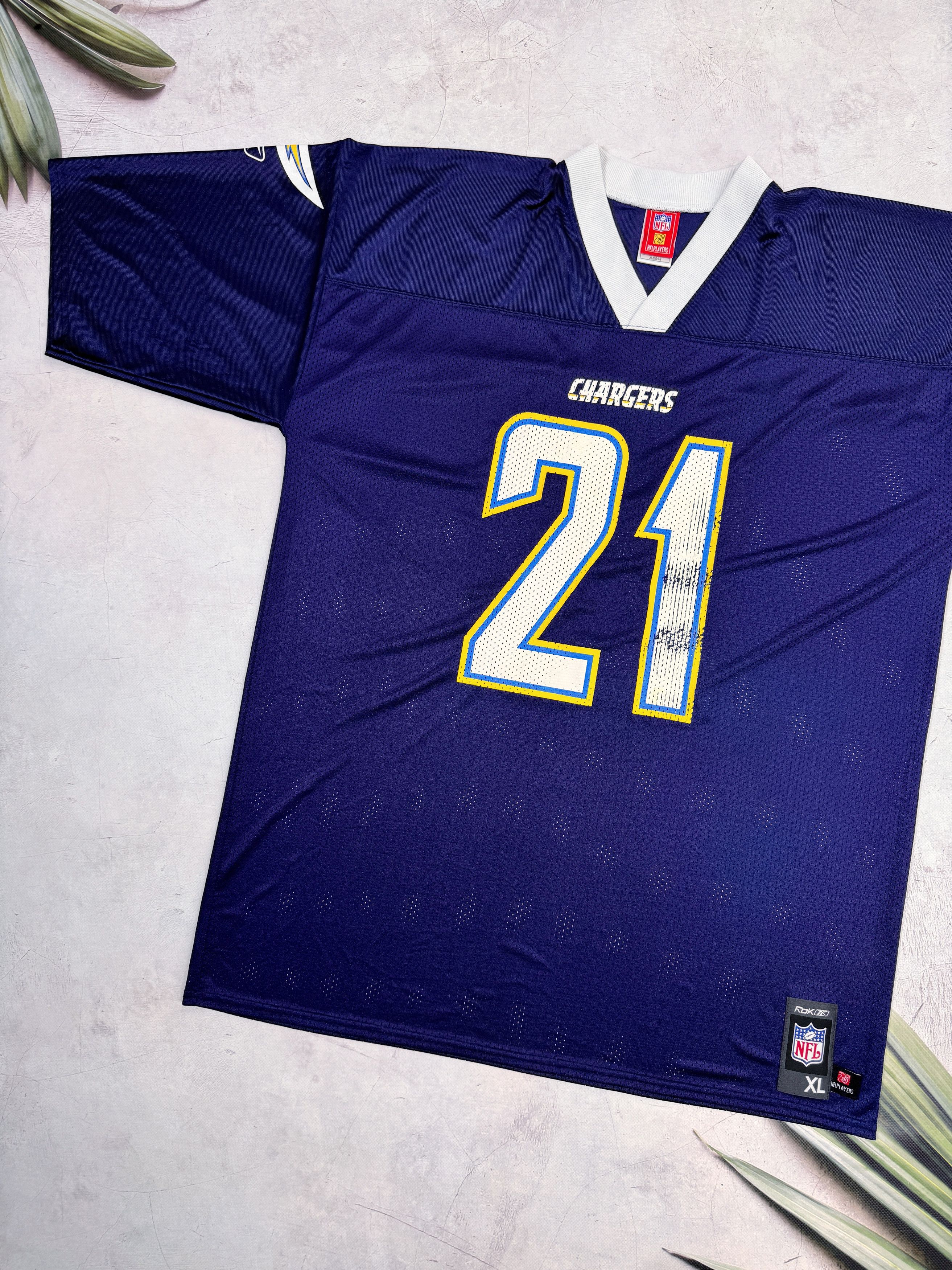 NFL × Reebok × Vintage 2007 Los Angeles Chargers NFL Jersey #21 TOMLINSON by Reebok Size US XL / EU 56 / 4 - 7 Thumbnail