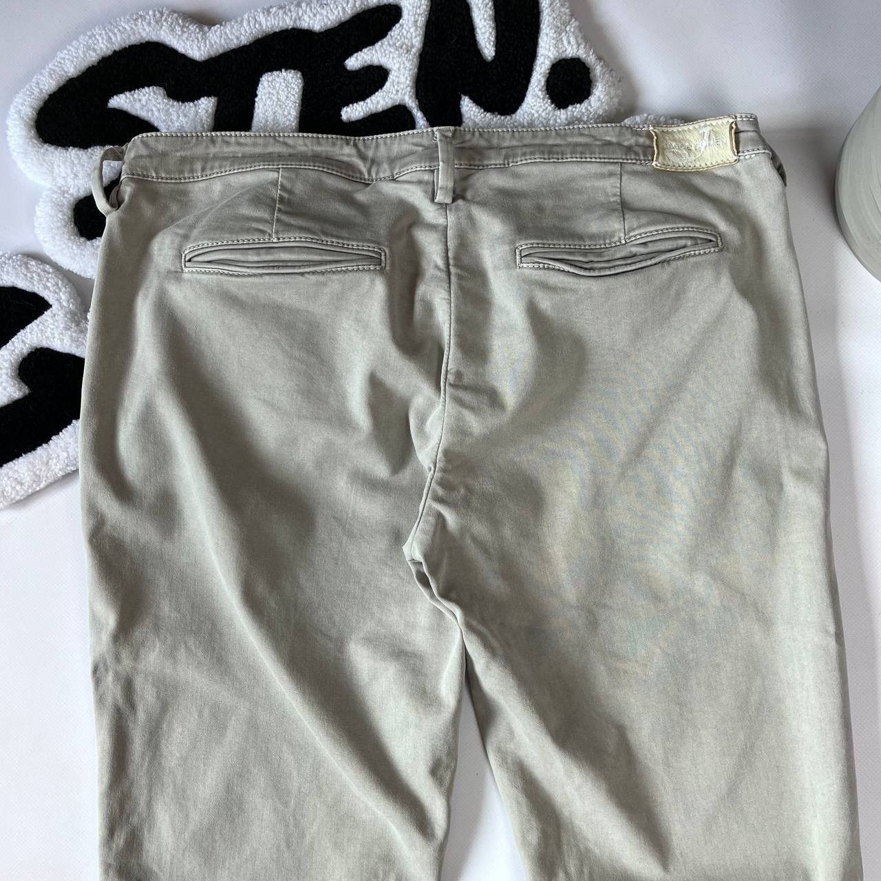 Designer × Jacob Cohen Jacob Cohen Luxury Grey Stretch Trousers Size 33" - 6 Thumbnail