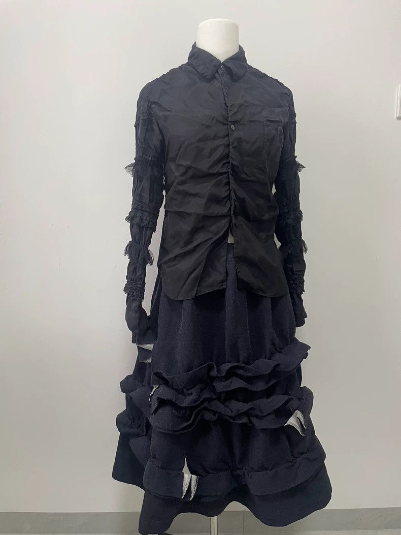 Other Comme Des Garcons Court Lace Shirt Size XS / US 0-2 / IT 36-38 - 1 Thumbnail