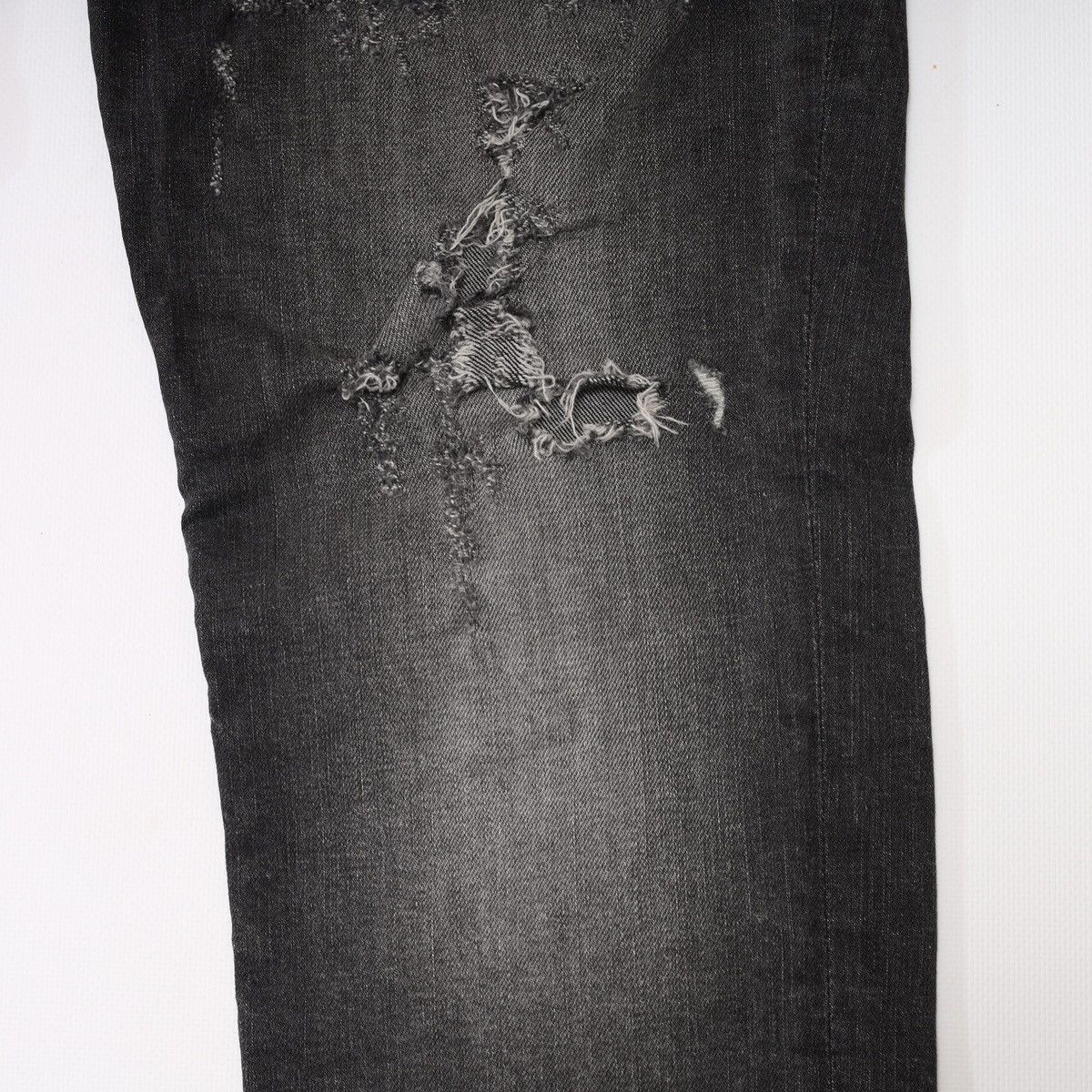 Dolce & Gabbana Dolce Gabbana Slim Grey Denim Jeans Distressed Size US 34 / EU 50 - 5 Thumbnail