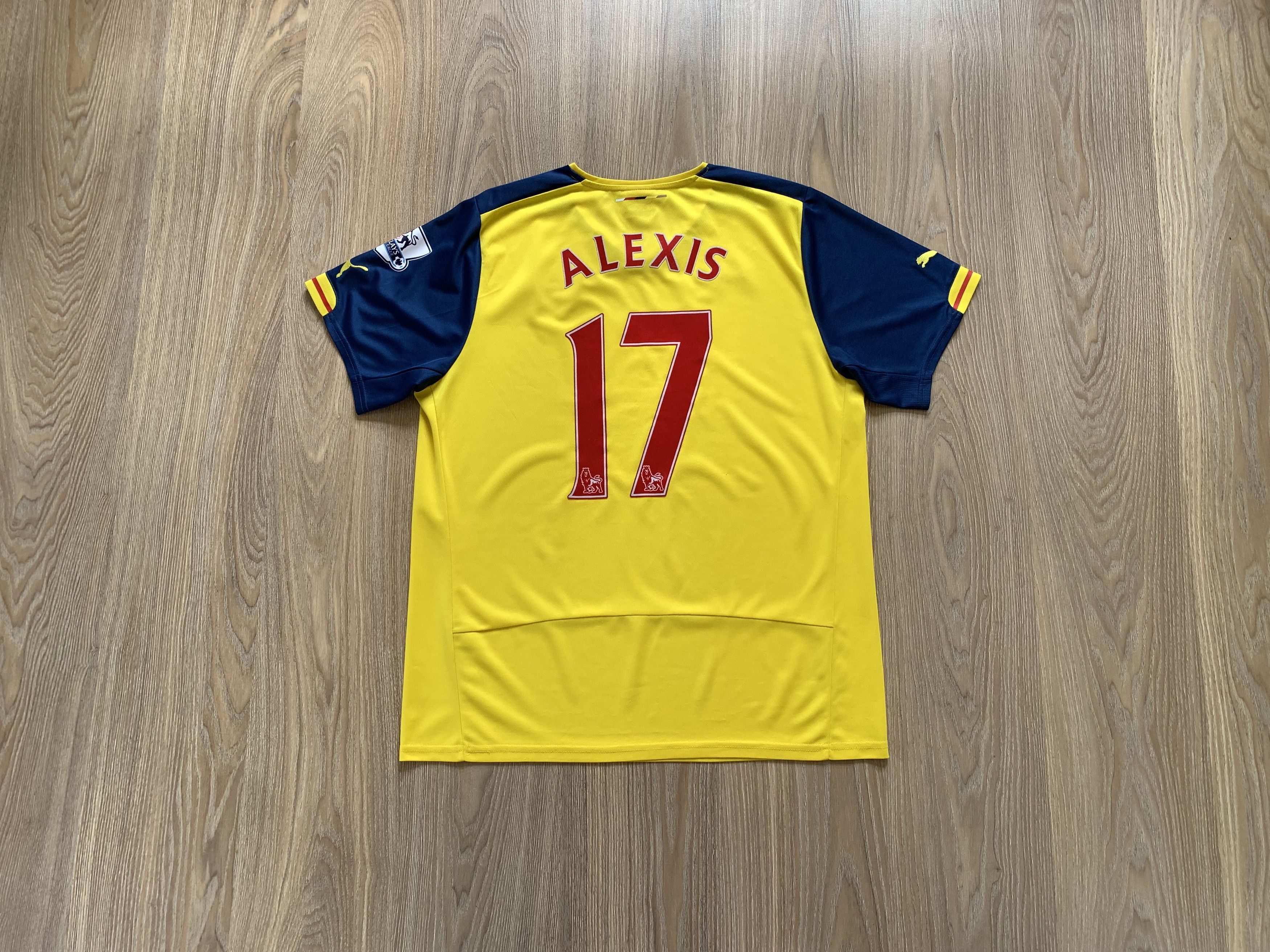Puma × Vintage Vintage Puma Arsenal Away Shirt #17 Alexis Sánchez Size US XL / EU 56 / 4 - 3 Thumbnail
