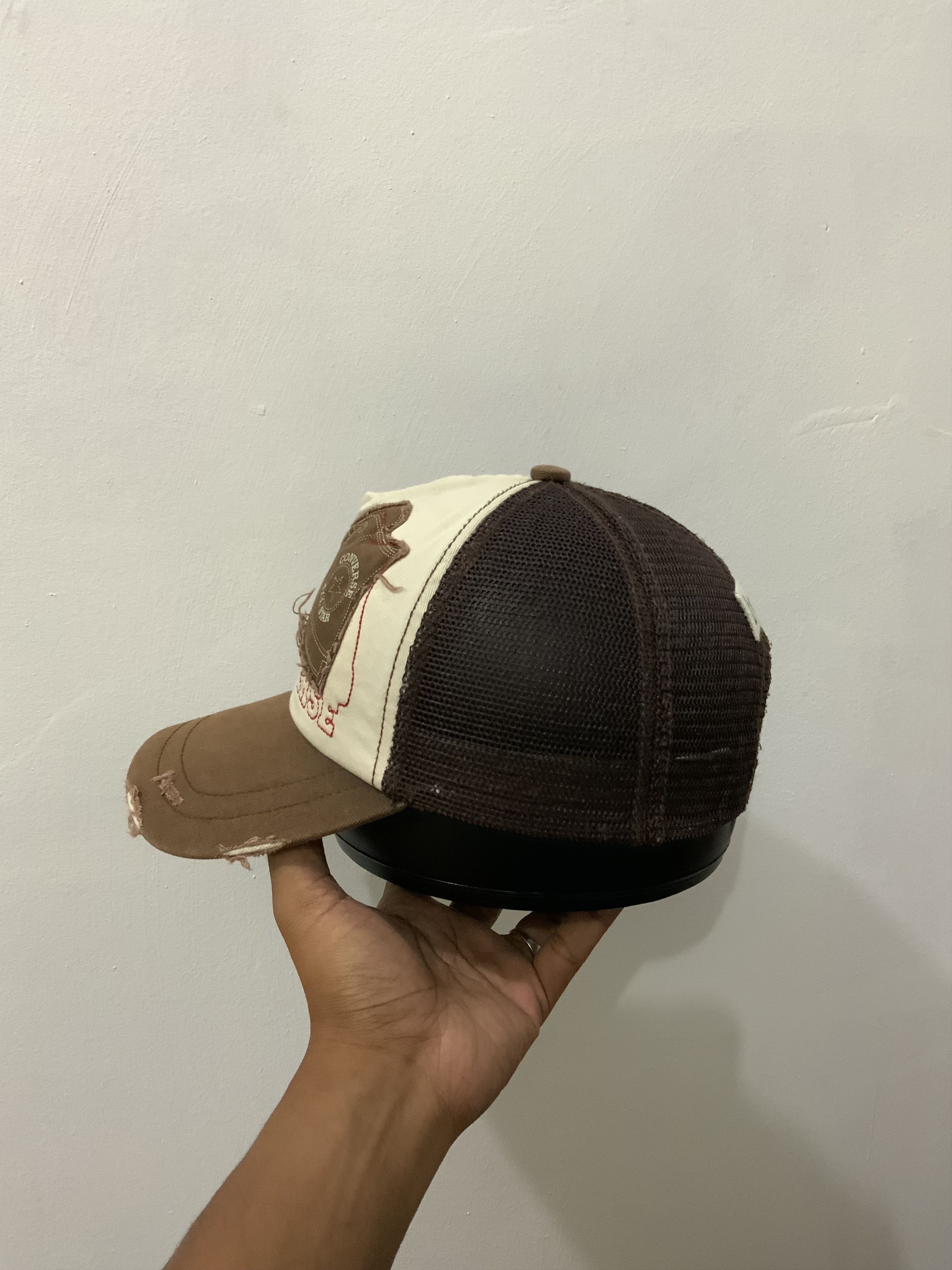 Converse Converse Chuck Taylor Distressed Trucker Hat Size ONE SIZE - 2 Thumbnail
