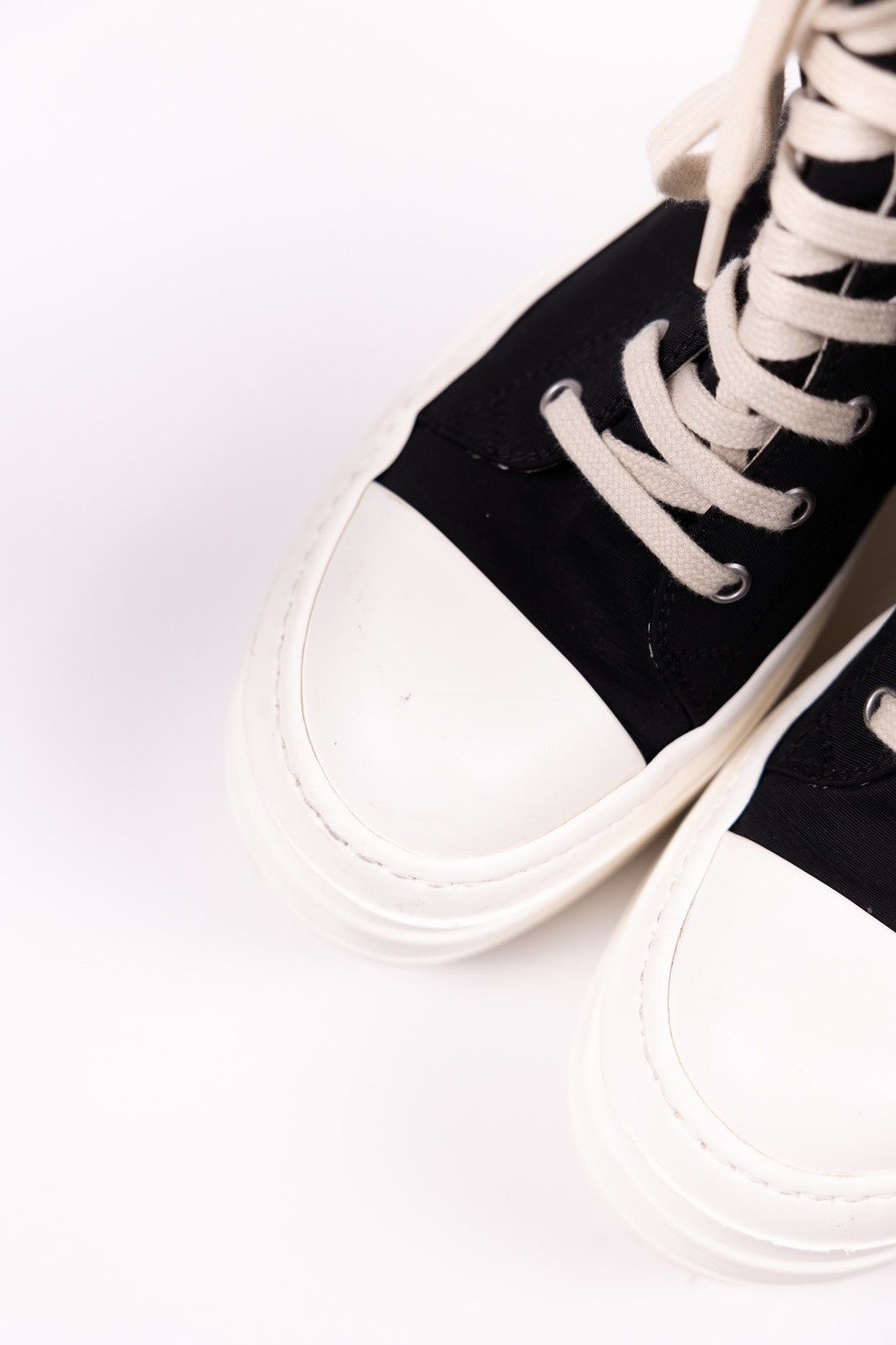Rick Owens × Rick Owens Drkshdw Rick Owens DRKSHDW Platform High Top Sneakers Size US 5 / IT 35 - 6 Thumbnail