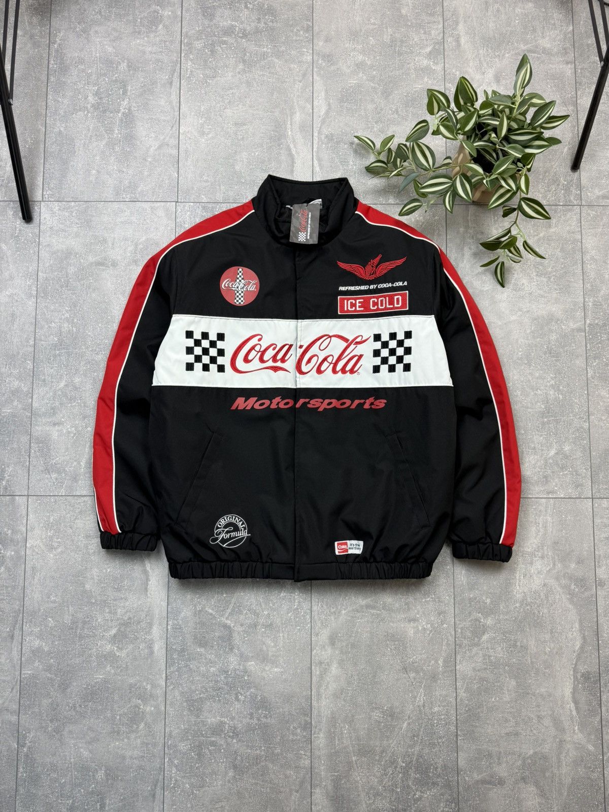 FOSTEX GARMENTS BLACK MA-1 BOMBER JACKET