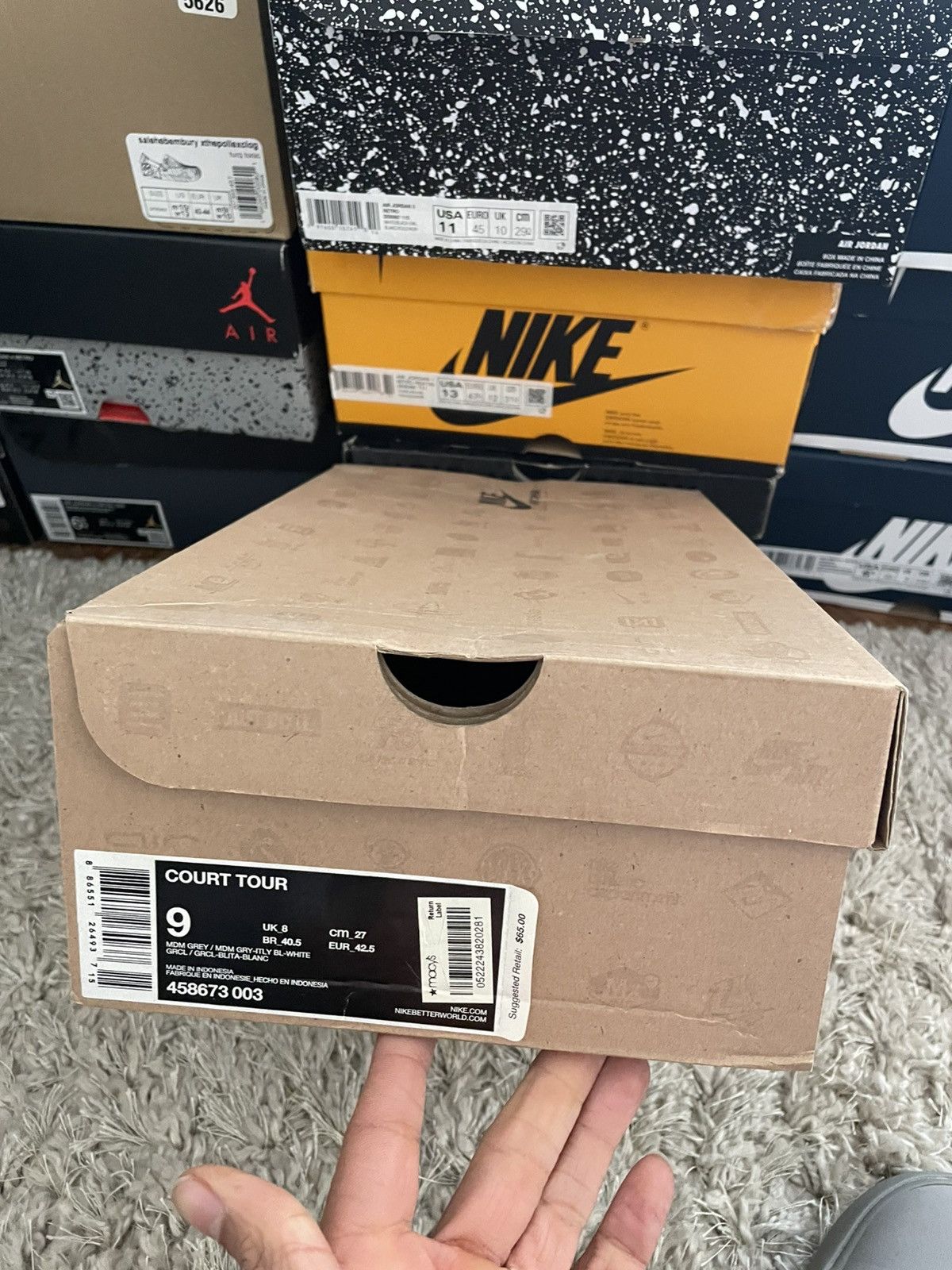 Nike Nike Court Tour Grey/Blue Size US 9 / EU 42 - 9 Thumbnail