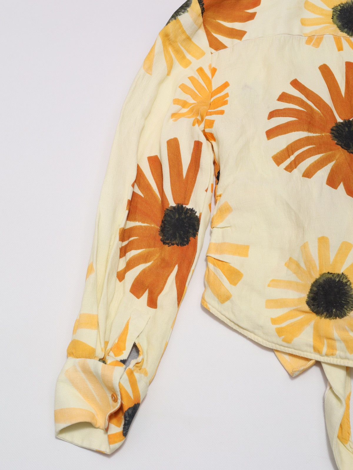 Jacquemus Jacquemus Bahia La Collectionneuse Viscose Linen Shirt Top Size XS / US 0-2 / IT 36-38 - 18 Thumbnail
