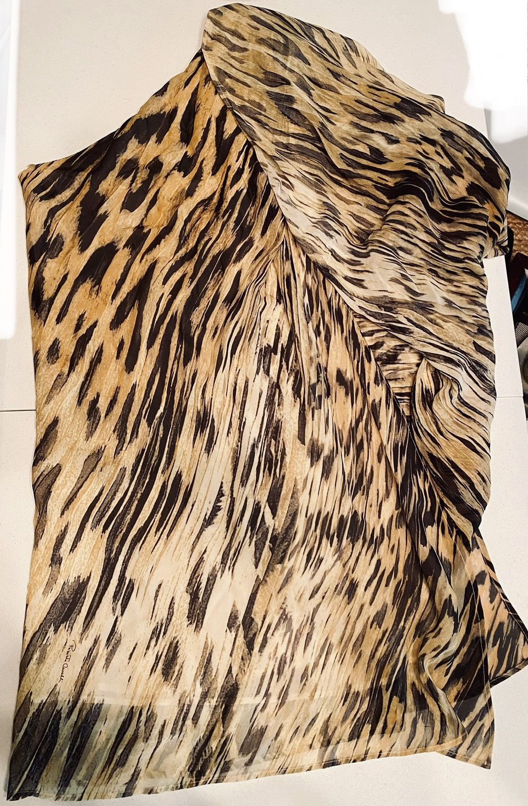 Roberto Cavalli Roberto Cavalli 🇮🇹 Foxy Lady Asymétrique Vert Léopard NWT Size XS / US 0-2 / IT 36-38 - 24 Thumbnail
