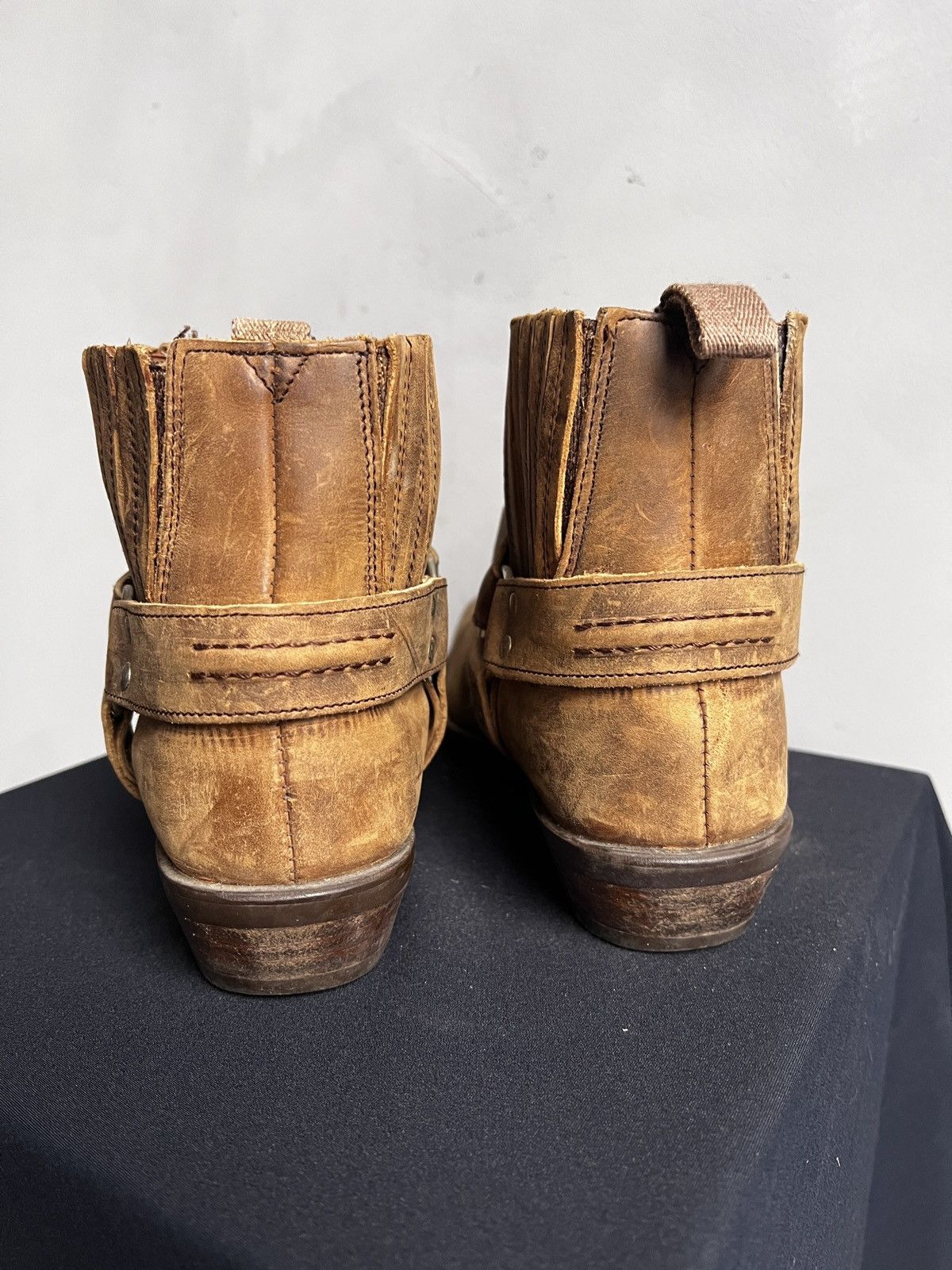 Western Rise Western style ankle moto style harley davidson boots Size US 9 / EU 42 - 9 Thumbnail