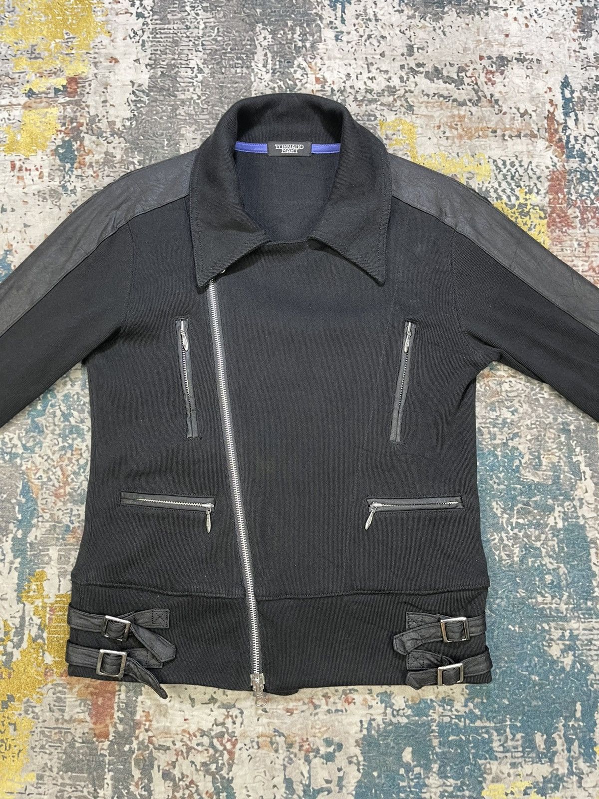 Tornado Mart Tornado Mart Assymetric Belted Punk Rider Jacket Size US S / EU 44-46 / 1 - 6 Thumbnail