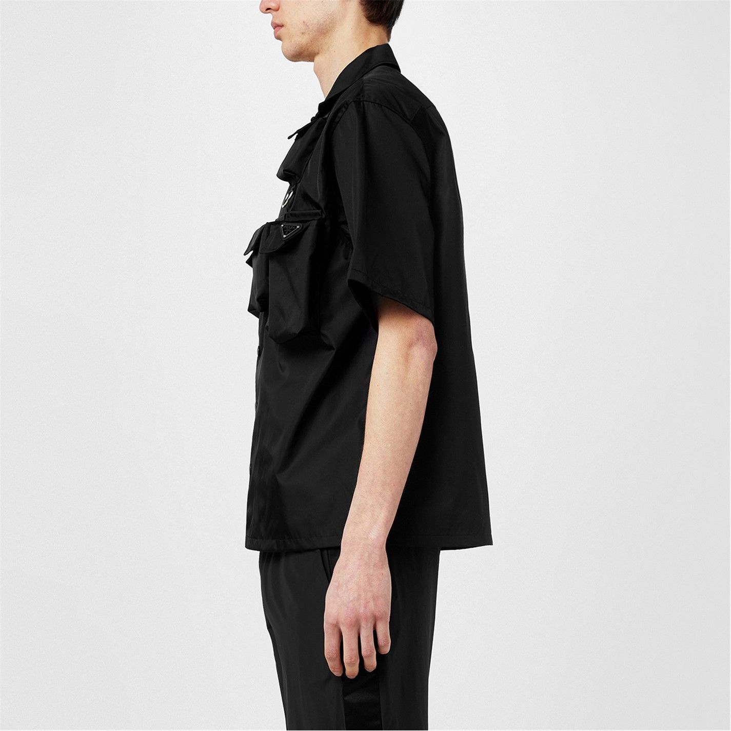 Prada PRADA Short-Sleeved Re-Nylon Shirt Size US M / EU 48-50 / 2 - 3 Thumbnail