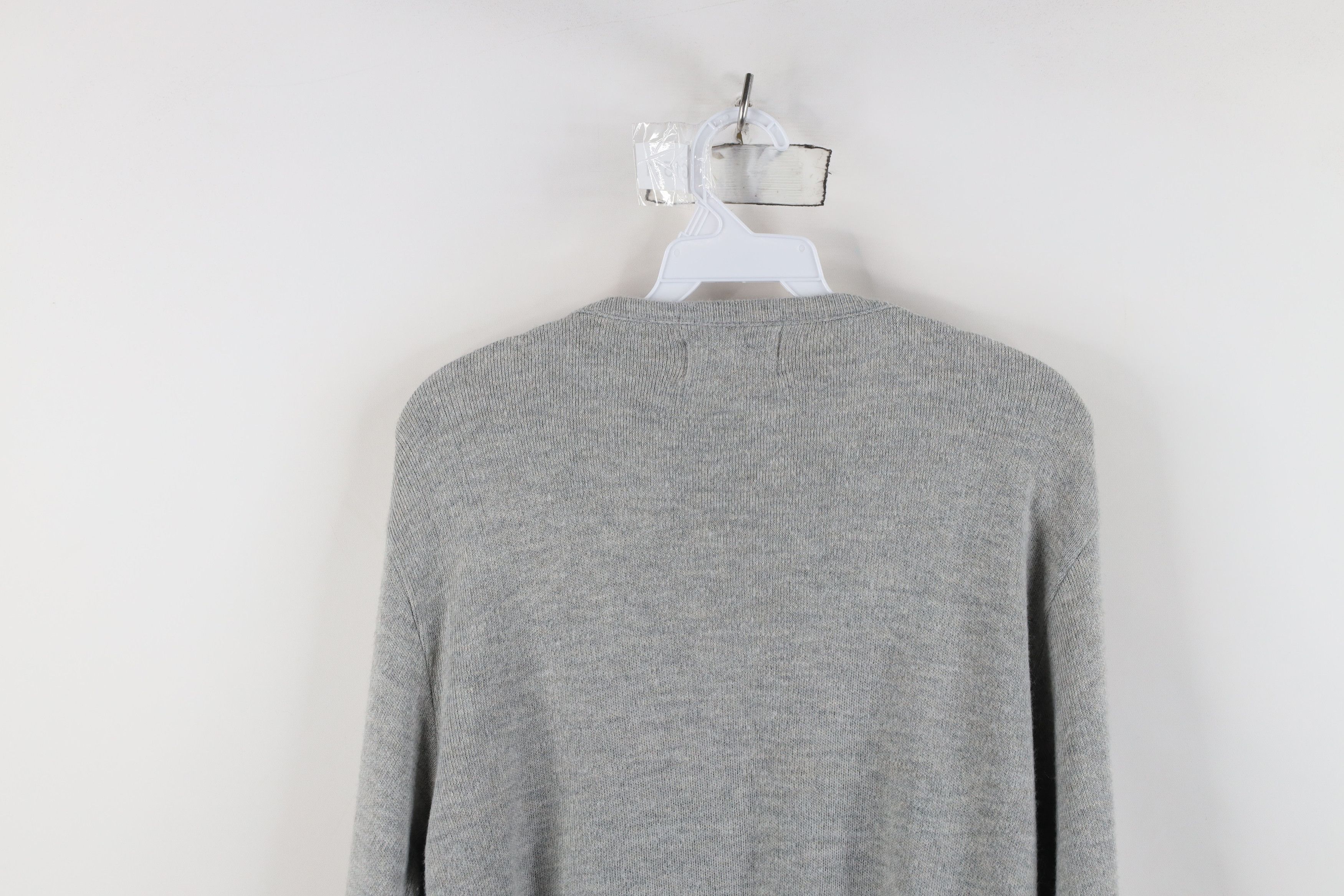 Vintage Vintage 70s Streetwear Equestrian V-Neck Sweater Gray USA Size US S / EU 44-46 / 1 - 9 Thumbnail