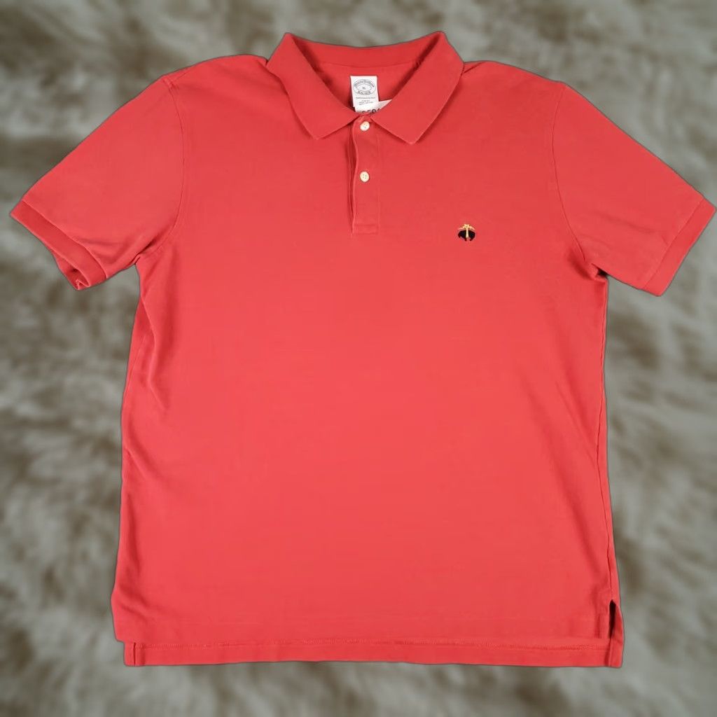 Brooks Brothers Brooks Brothers Red Polo Shirt Men’s XL Slim Fit Casual Short Sleeve Size US XL / EU 56 / 4 - 1 Thumbnail