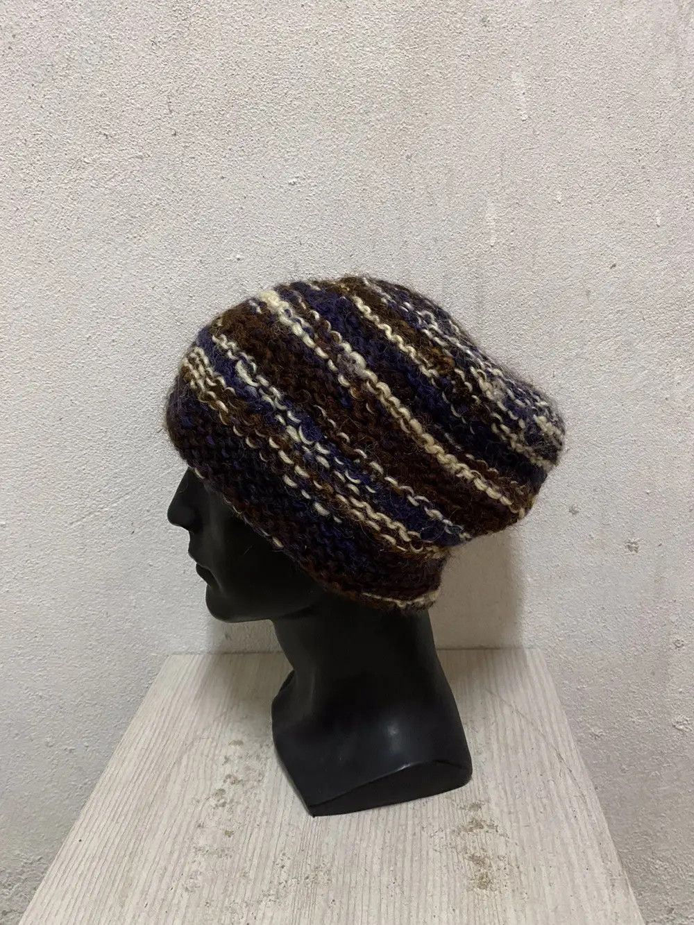 Japanese Brand Japanese Brand Rare Design Knit Beanie Hat Size ONE SIZE - 2 Thumbnail