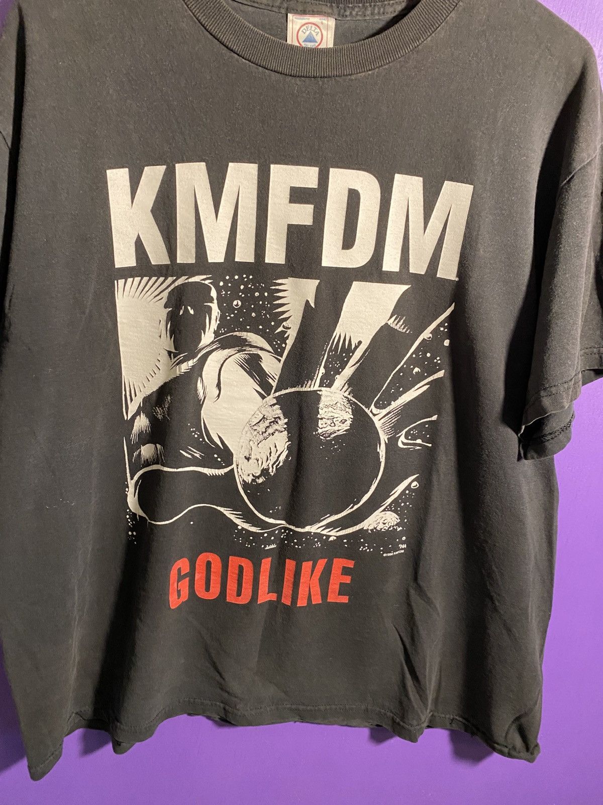 Band Tees Vintage 1998 KMFDM Godlike govern your soul tour tee Size US L / EU 52-54 / 3 - 3 Thumbnail