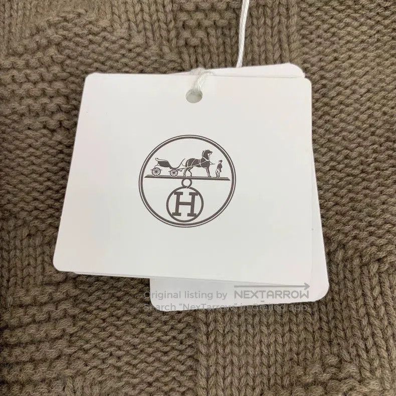 Hermes Hermes Wool Textured Zip Knit Jacket. Size US XXS / EU 40 - 6 Thumbnail