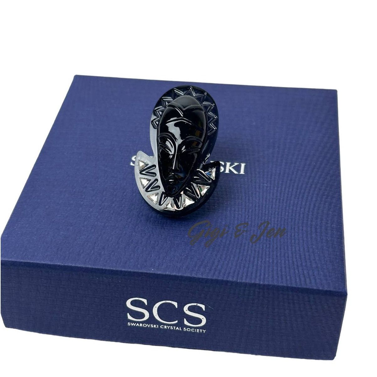 Swarovski Swarovski SCS 2022 Elegance of Africa "Mask" Tack Pin Size ONE SIZE - 1 Thumbnail