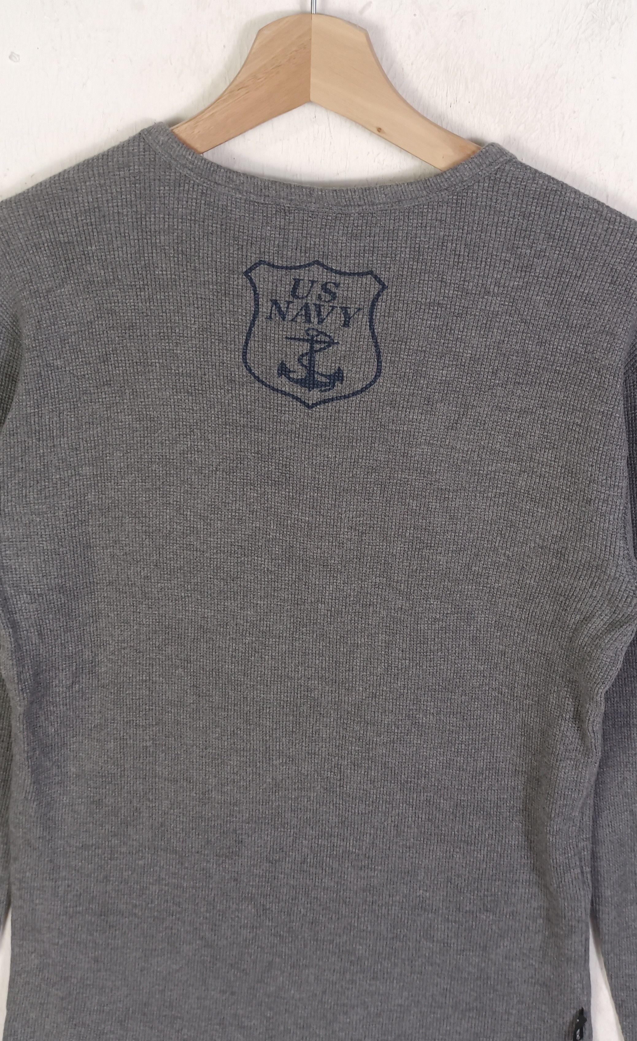 Avirex Avirex USA Waffle Knit Sweatshirt Size US S / EU 44-46 / 1 - 3 Thumbnail