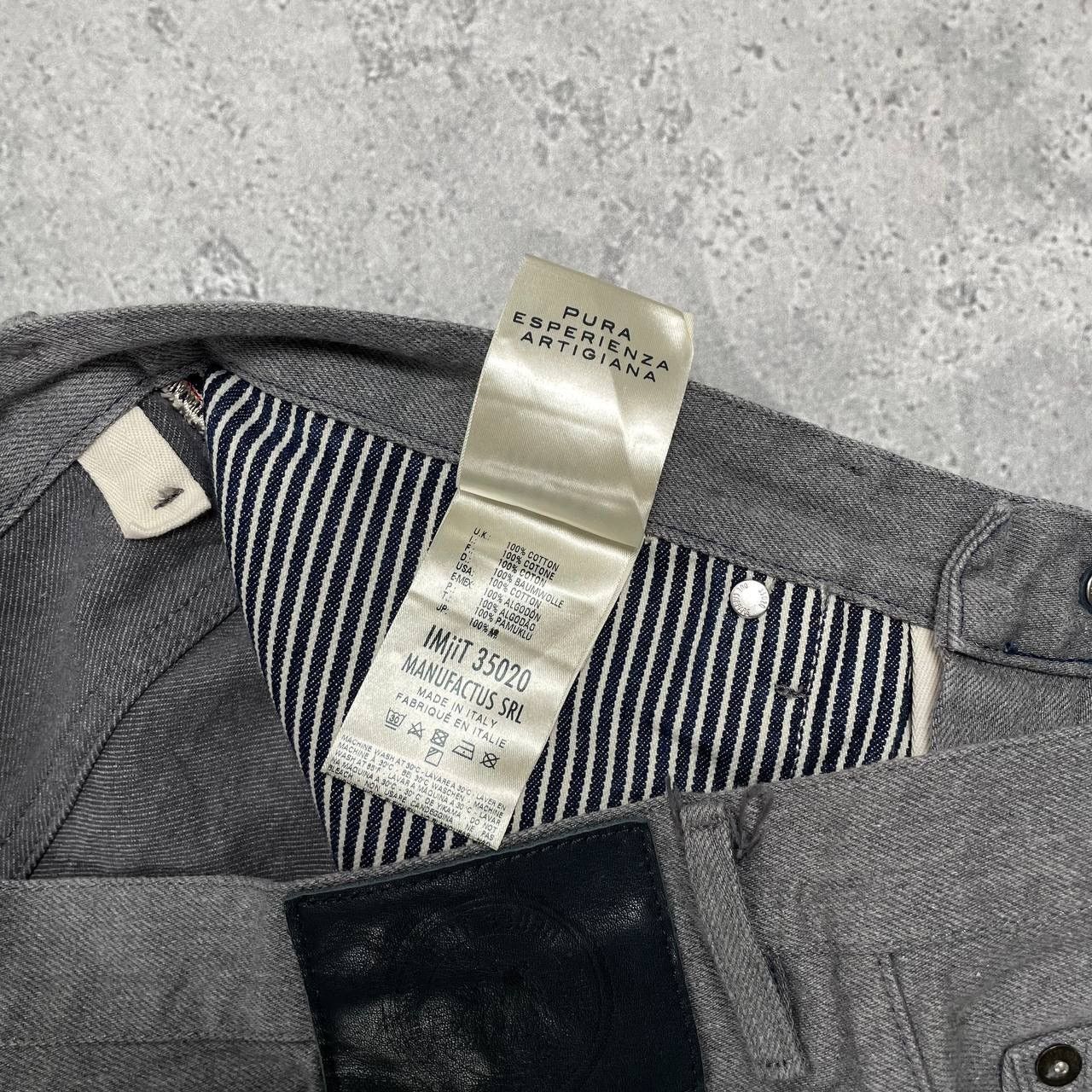 Other IMJIT 35020 Selvage Denim Jeans Gray Size W33 L36 Size US 35 - 16 Thumbnail